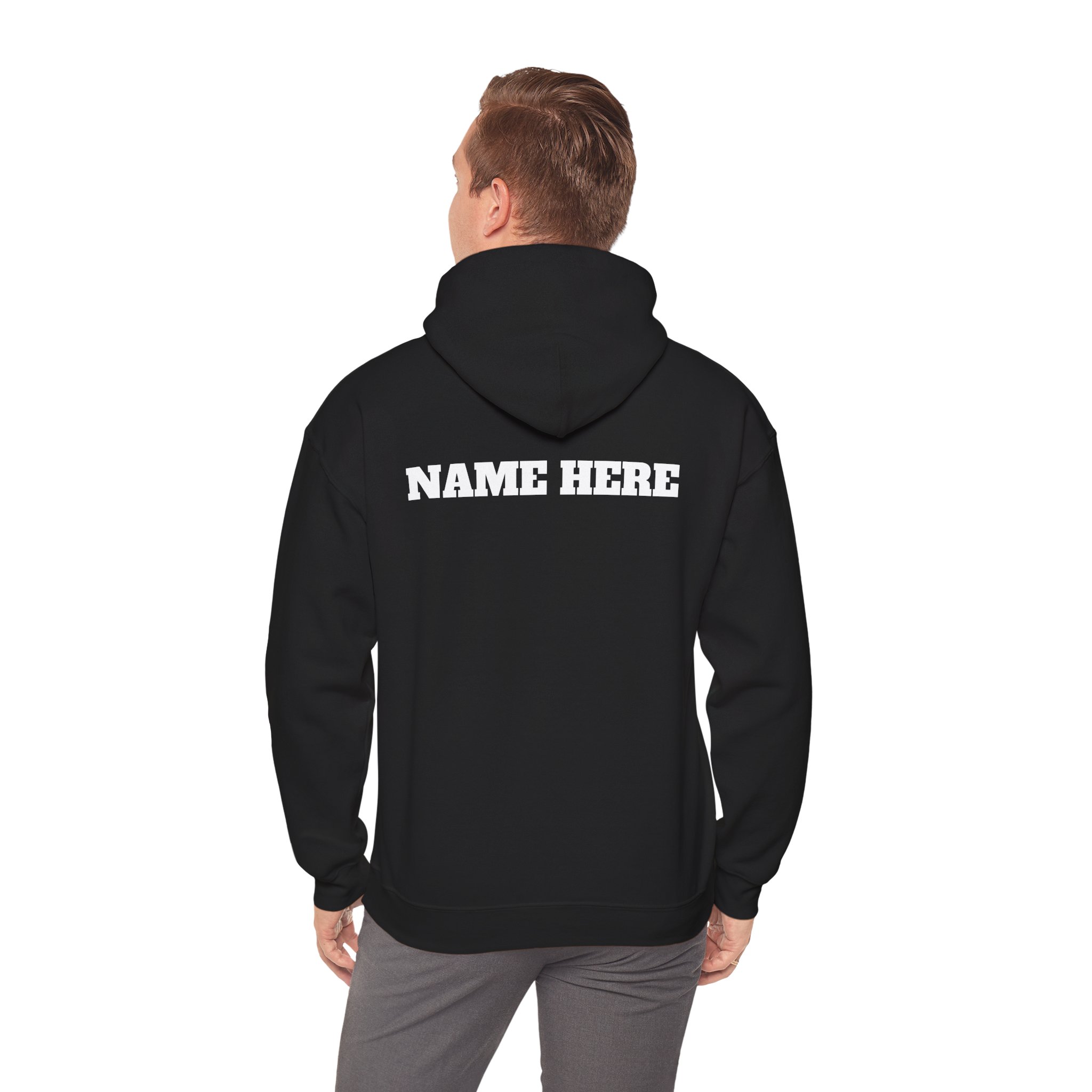 JA Jaguars with Back Name Unisex Heavy Blend™ Hooded Sweatshirt - Image 6