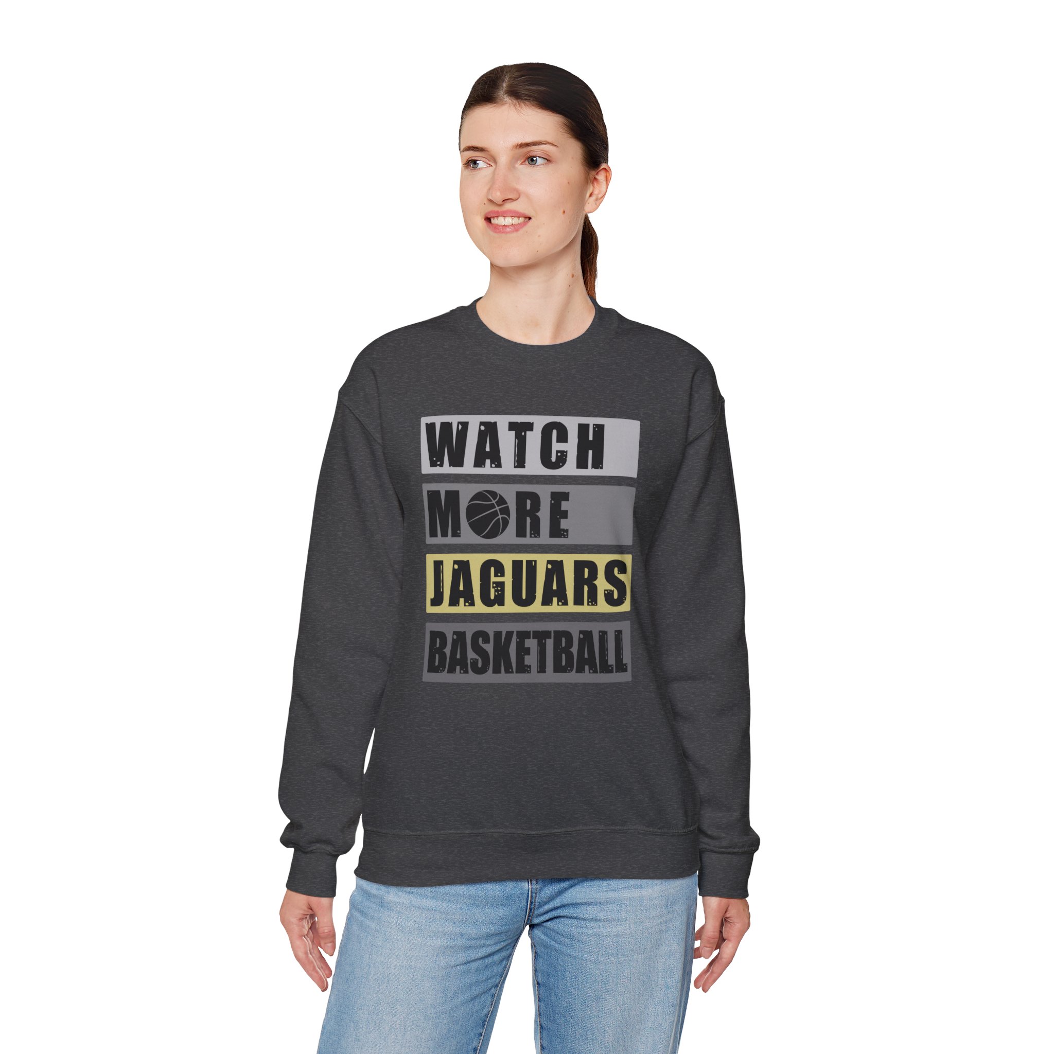 Watch More Jaguars Basketball Crewneck Sweatshirt - Image 33