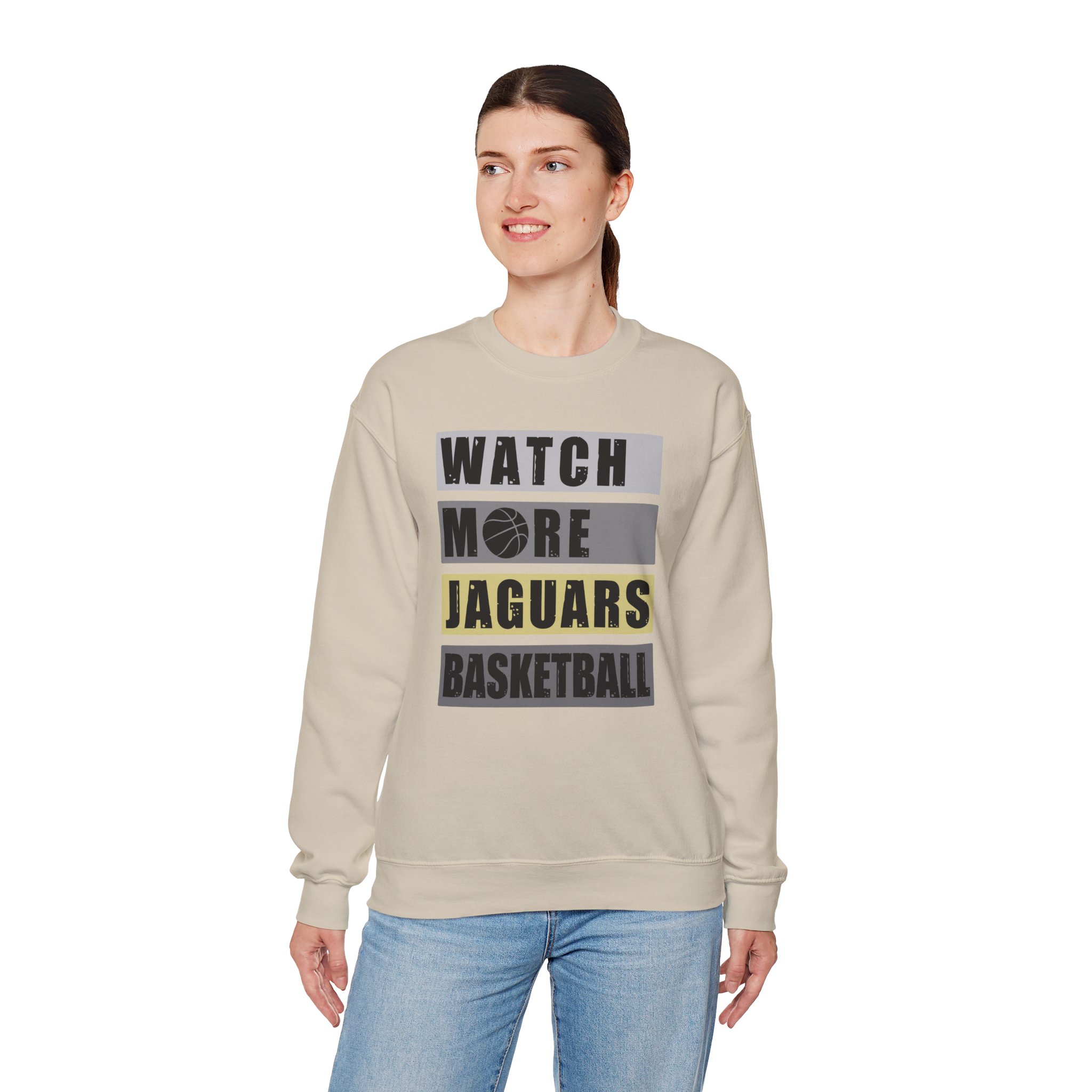 Watch More Jaguars Basketball Crewneck Sweatshirt - Image 19