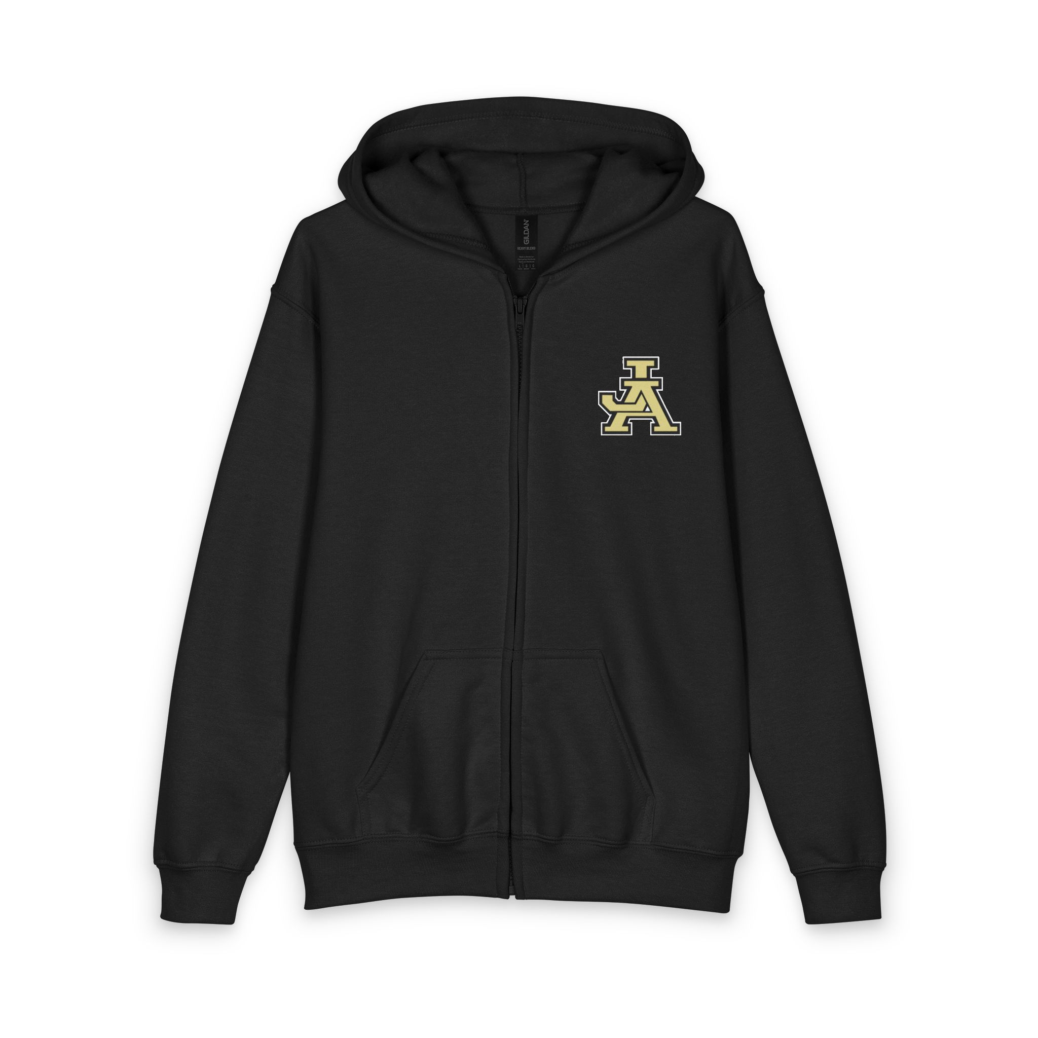 JA Youth Zipped Hoodie with Name Personalization
