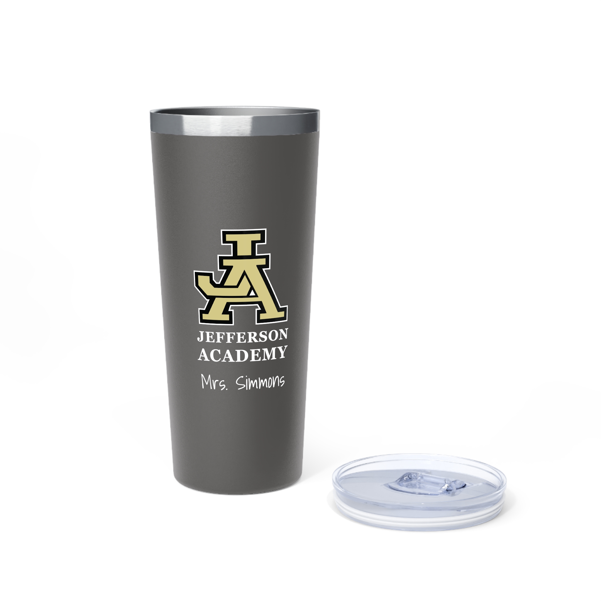 JA Personalized Copper Vacuum Insulated Tumbler - 22oz - Image 6