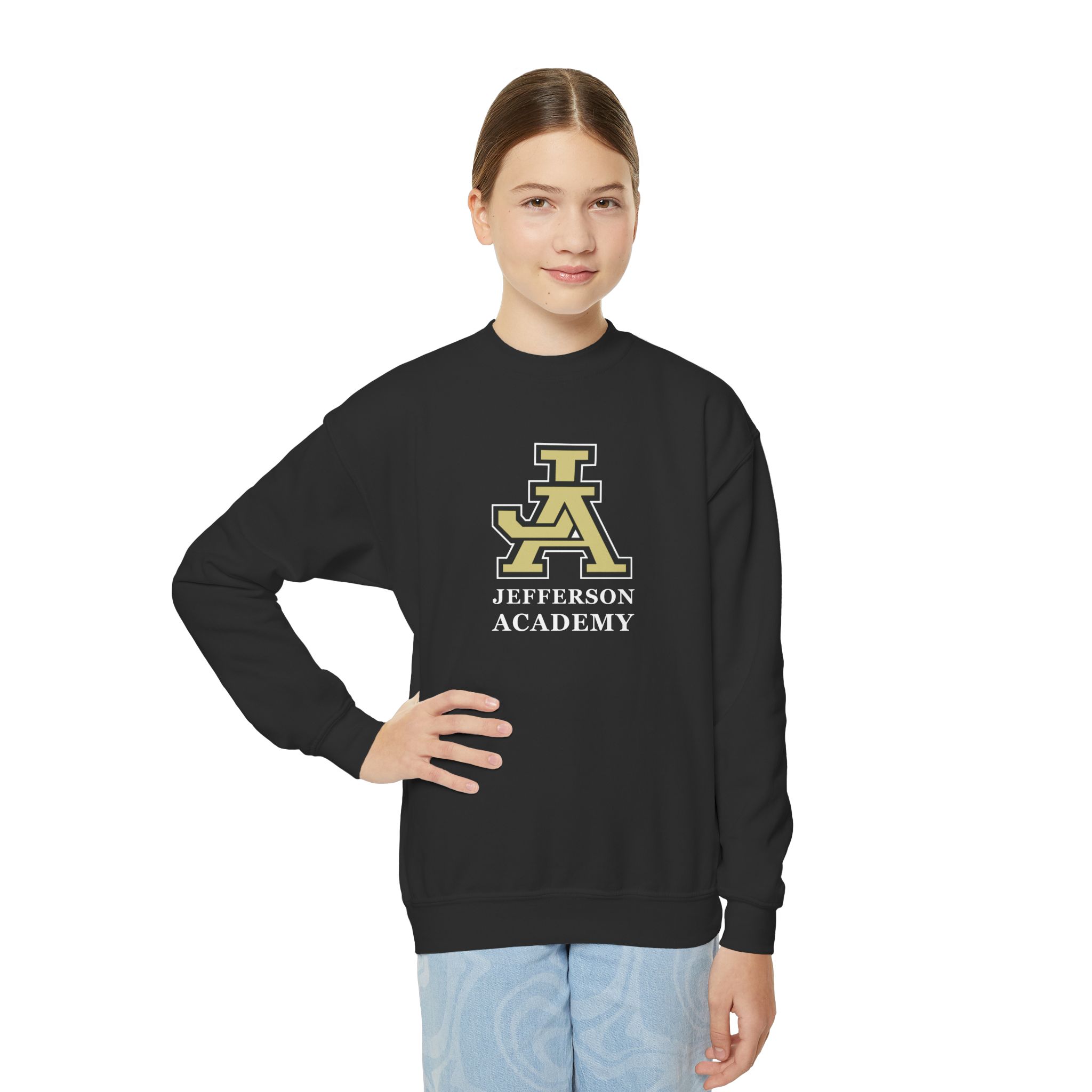 Jefferson Academy Youth Crewneck Sweatshirt - Image 14