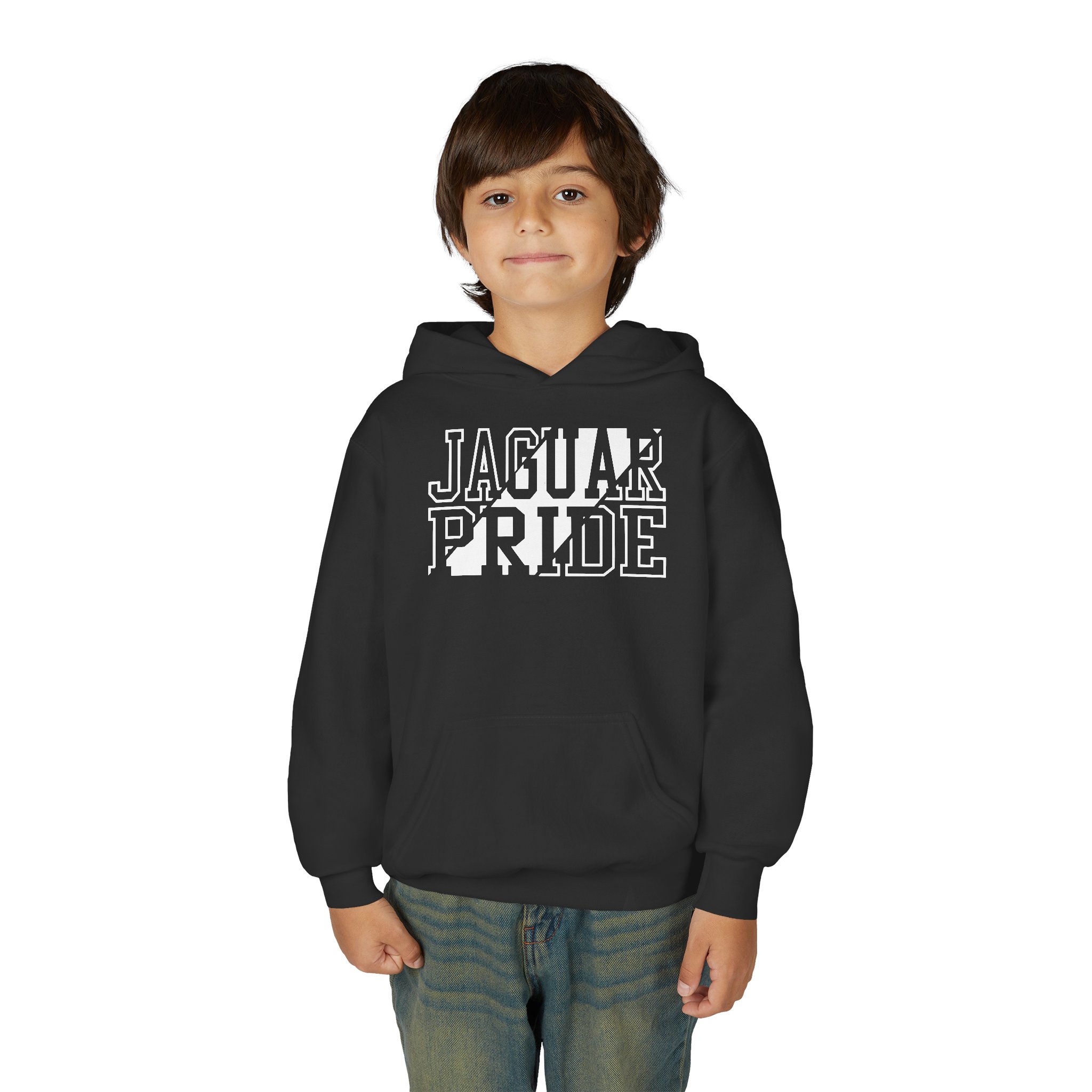 Youth Jaguar Pride Heavy Blend Hoodie - Image 17