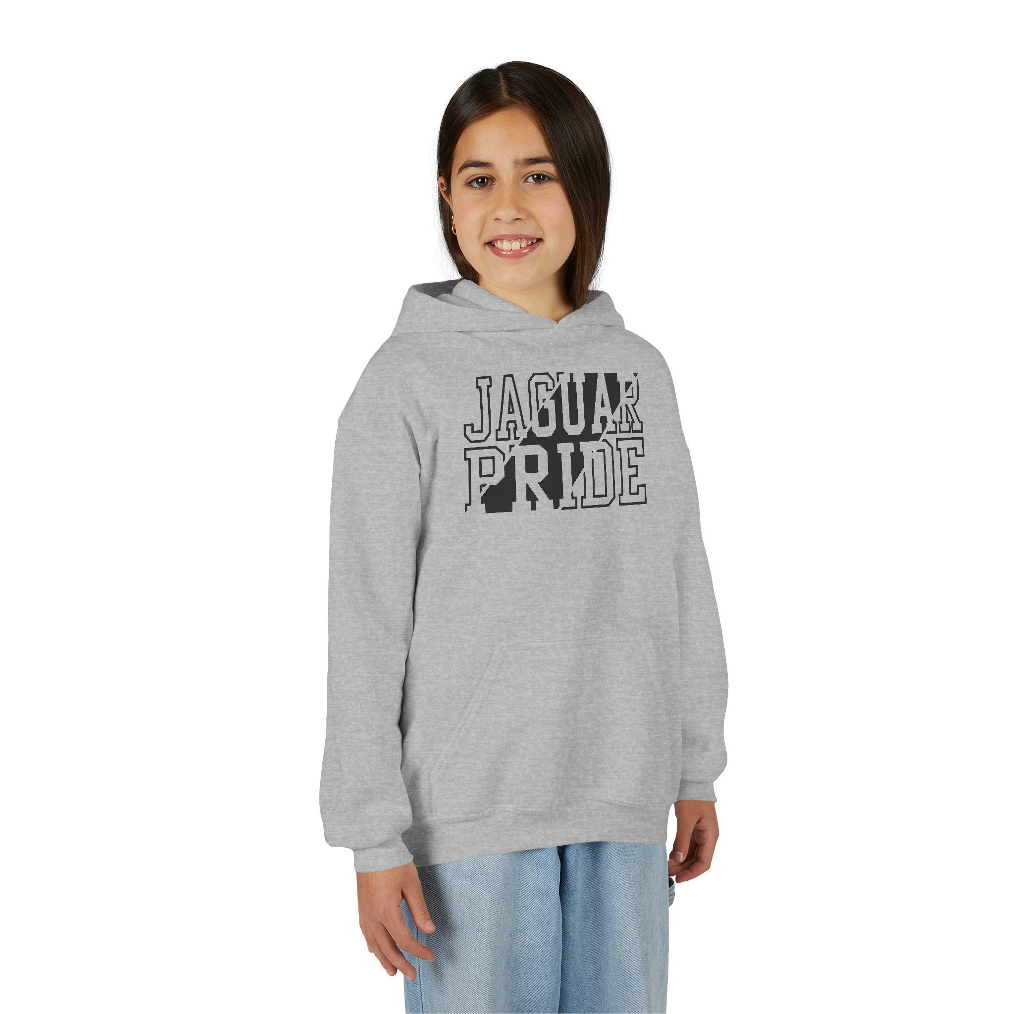 Youth Jaguar Pride Heavy Blend Hoodie - Image 8