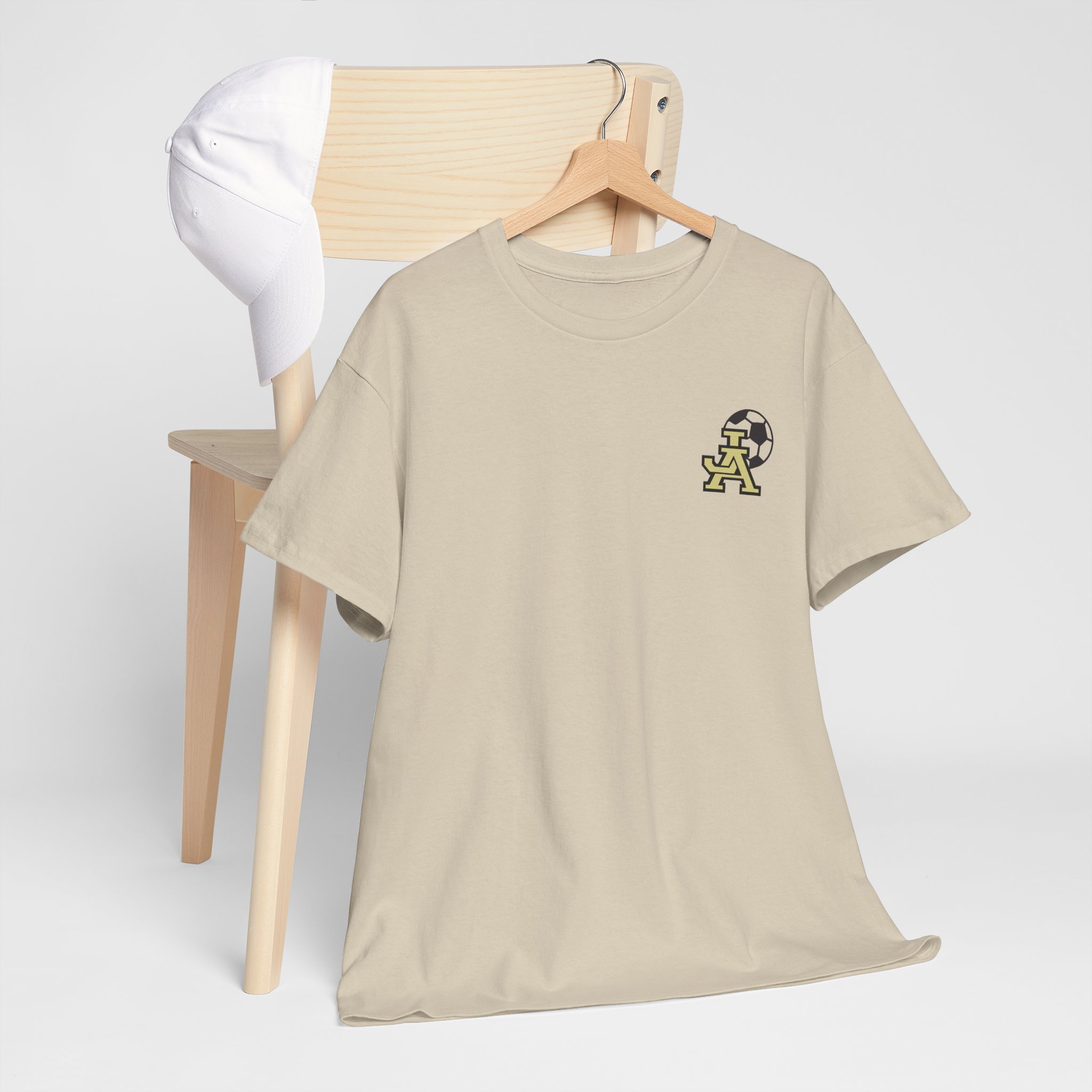JA Soccer Shirt Heavy Cotton Unisex Tee - Image 35