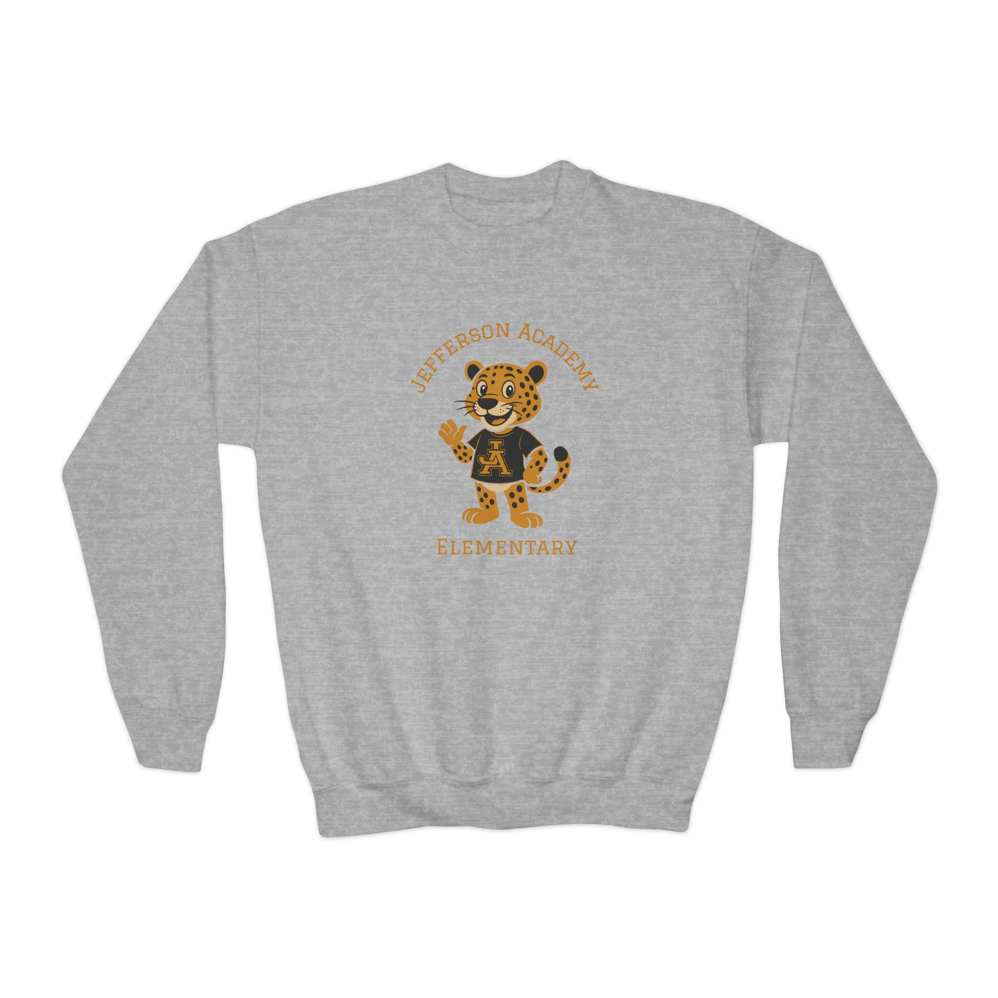 Jingo Jaguar Youth Crewneck Sweatshirt - Image 6