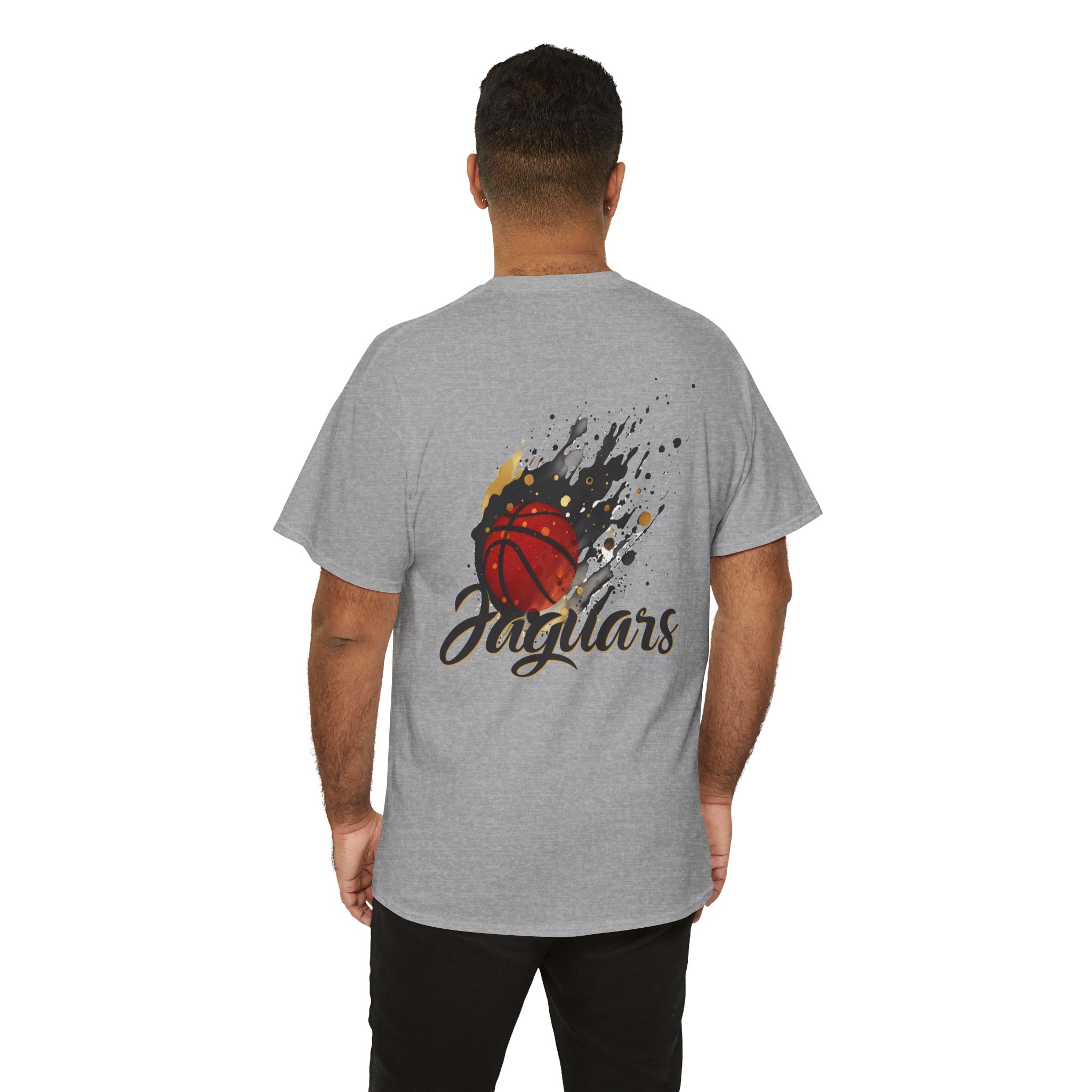 JA Galaxy Basketball Shirt Heavy Cotton Unisex Tee - Image 9