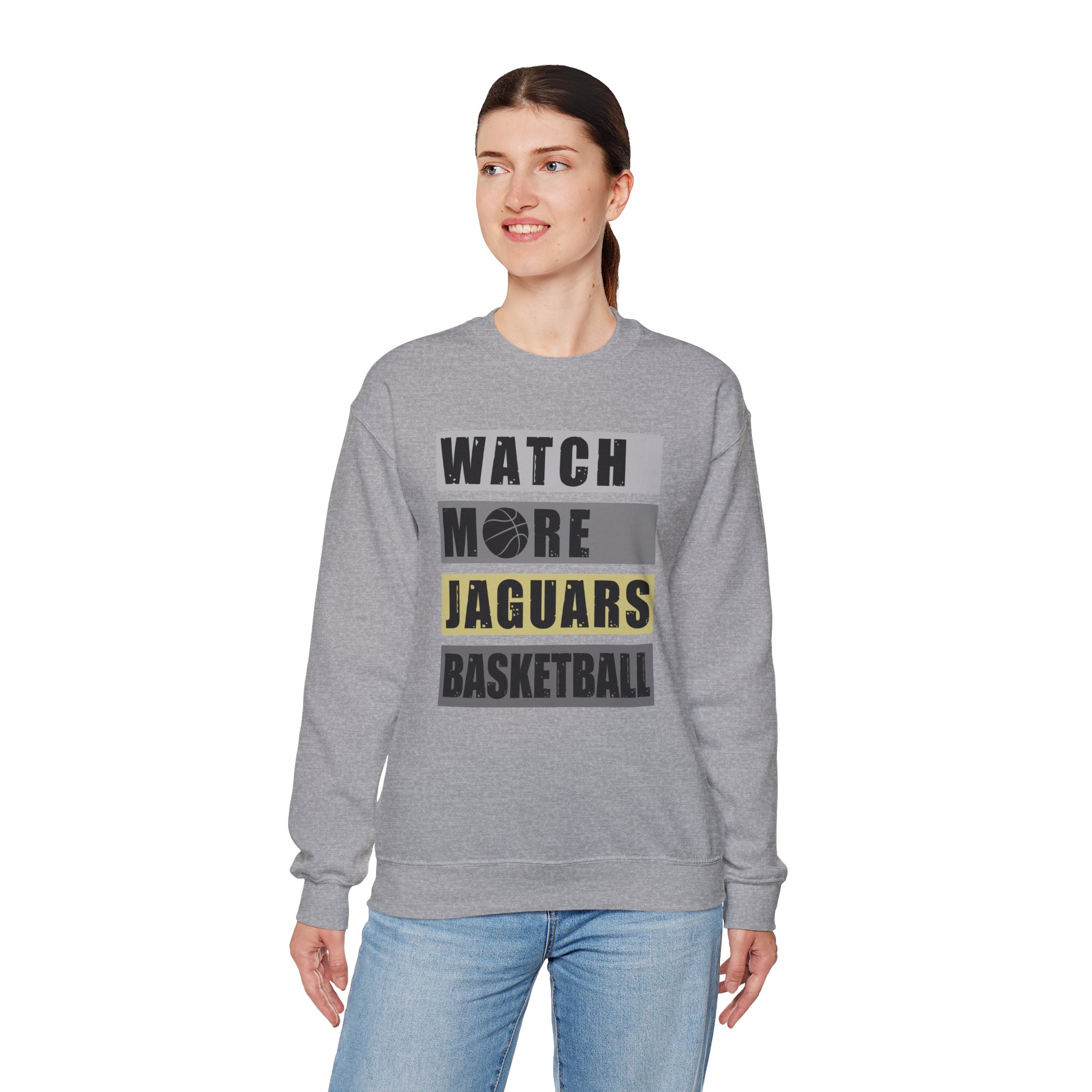 Watch More Jaguars Basketball Crewneck Sweatshirt - Image 26