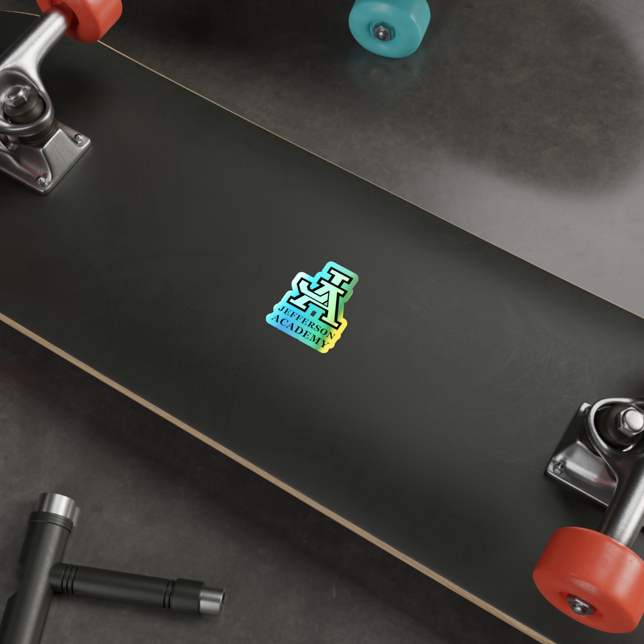 JA Holographic Die-Cut Sticker - Image 2