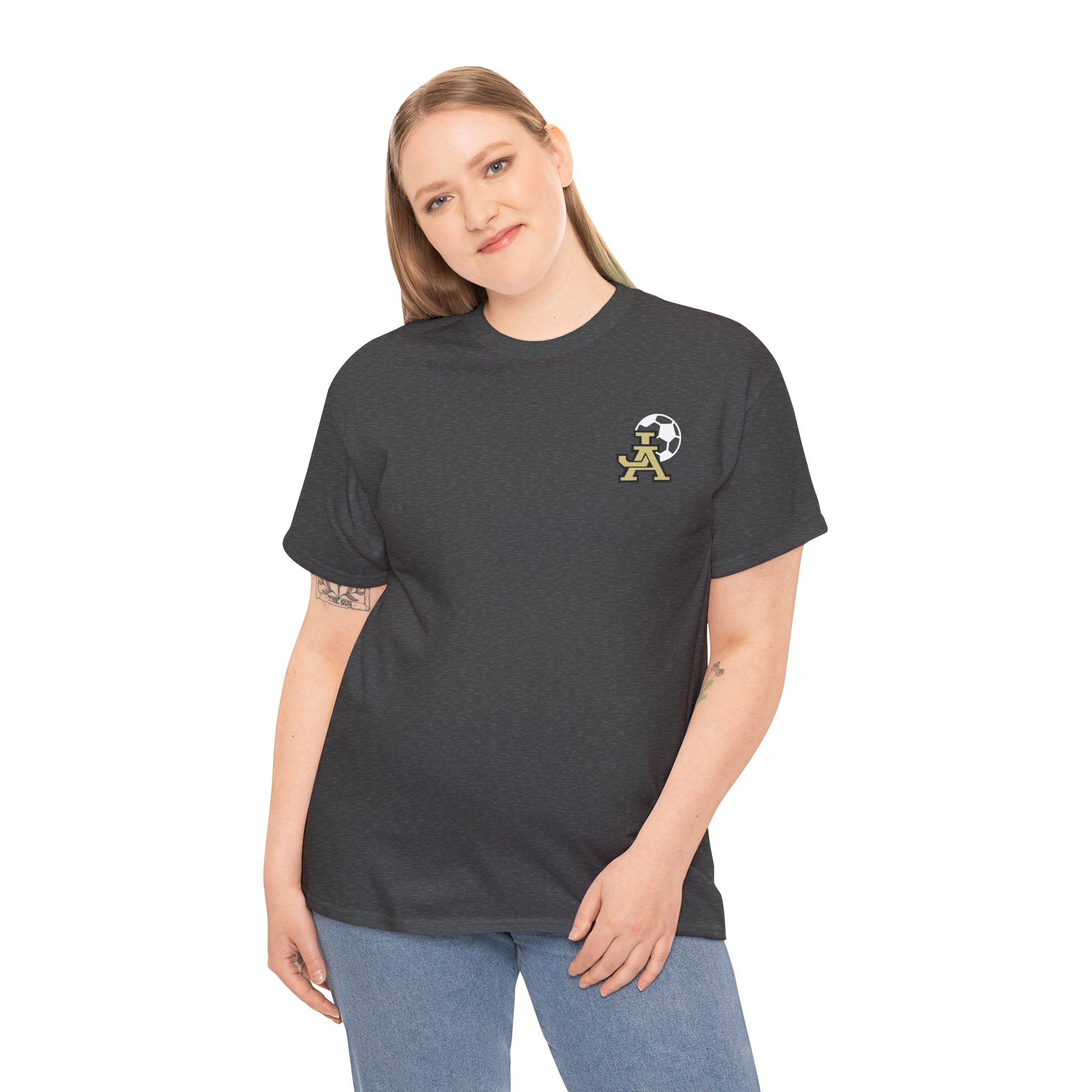 JA Soccer Shirt Heavy Cotton Unisex Tee - Image 72