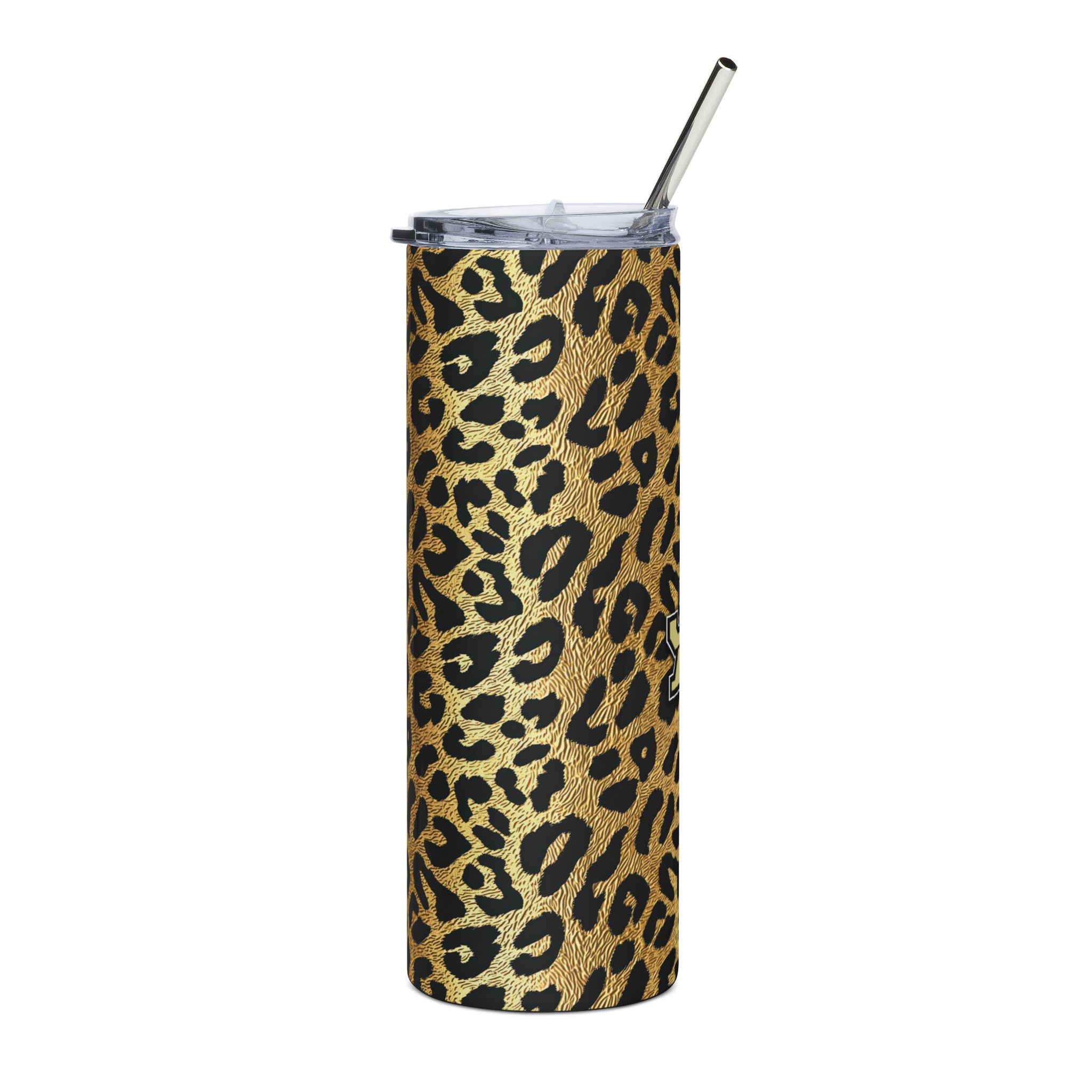 Jaguar Print 20oz Tumbler with Straw - Image 2