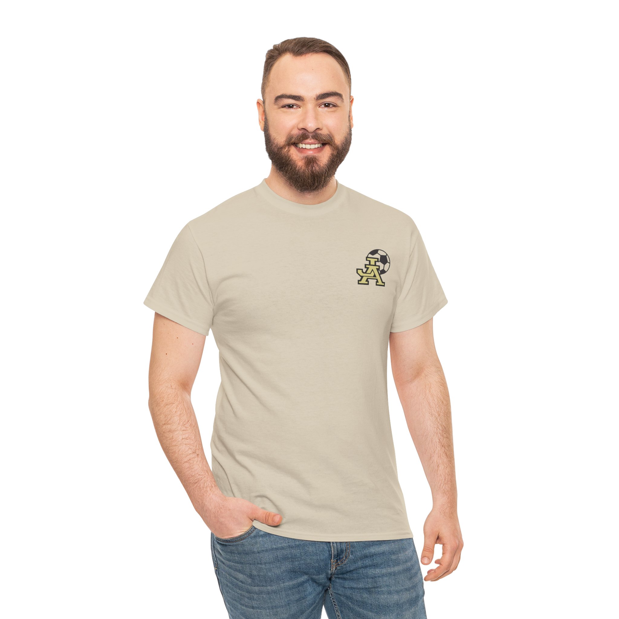 JA Soccer Shirt Heavy Cotton Unisex Tee - Image 36