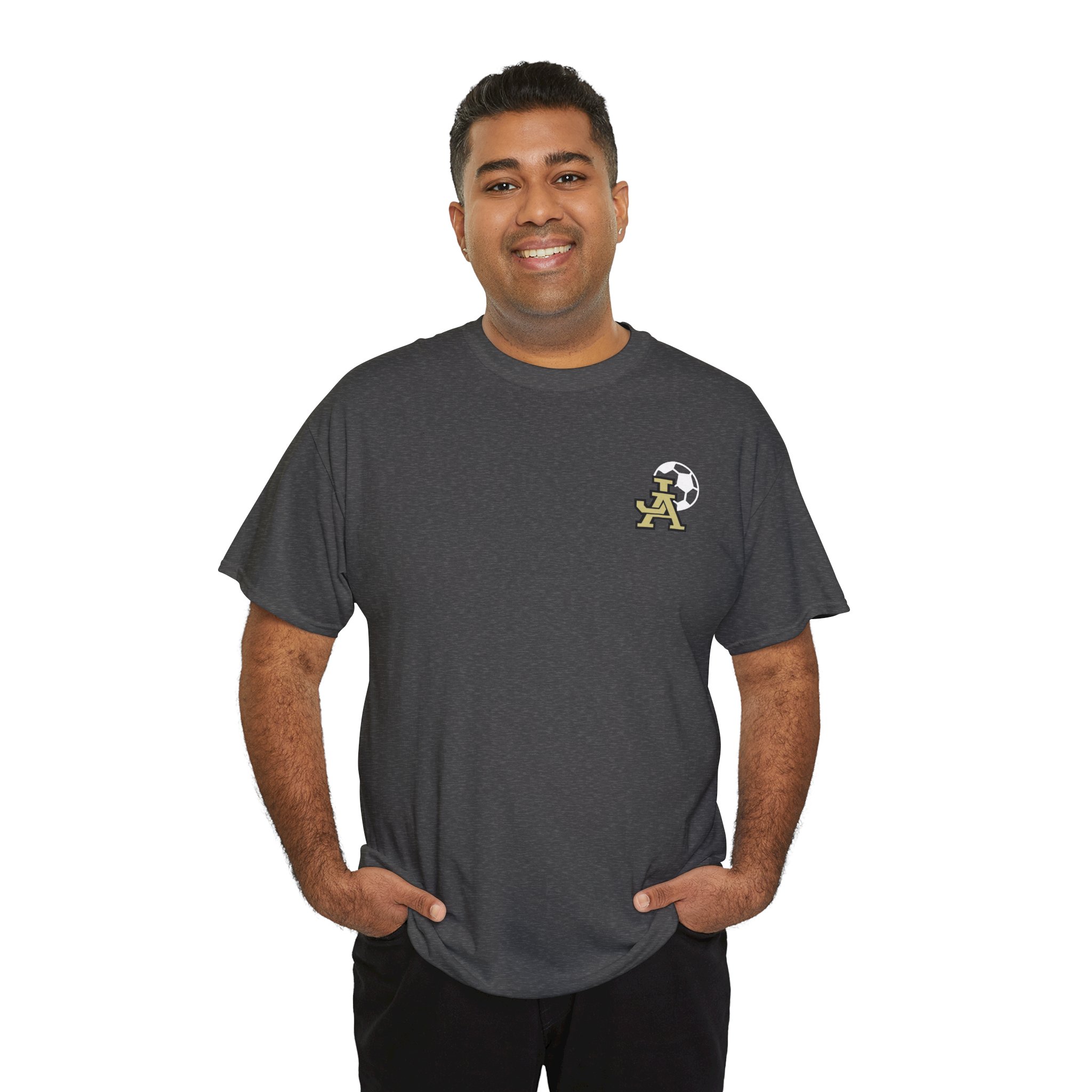 JA Soccer Shirt Heavy Cotton Unisex Tee - Image 73