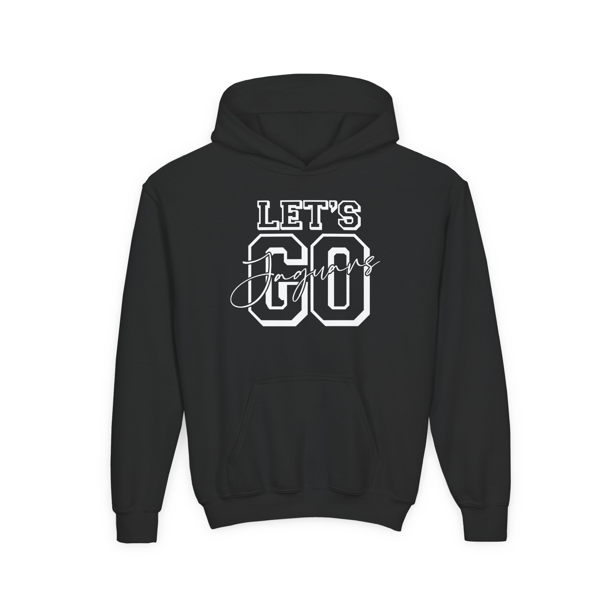 Youth Let's Go Jaguars Heavy Blend Hoodie - Image 11