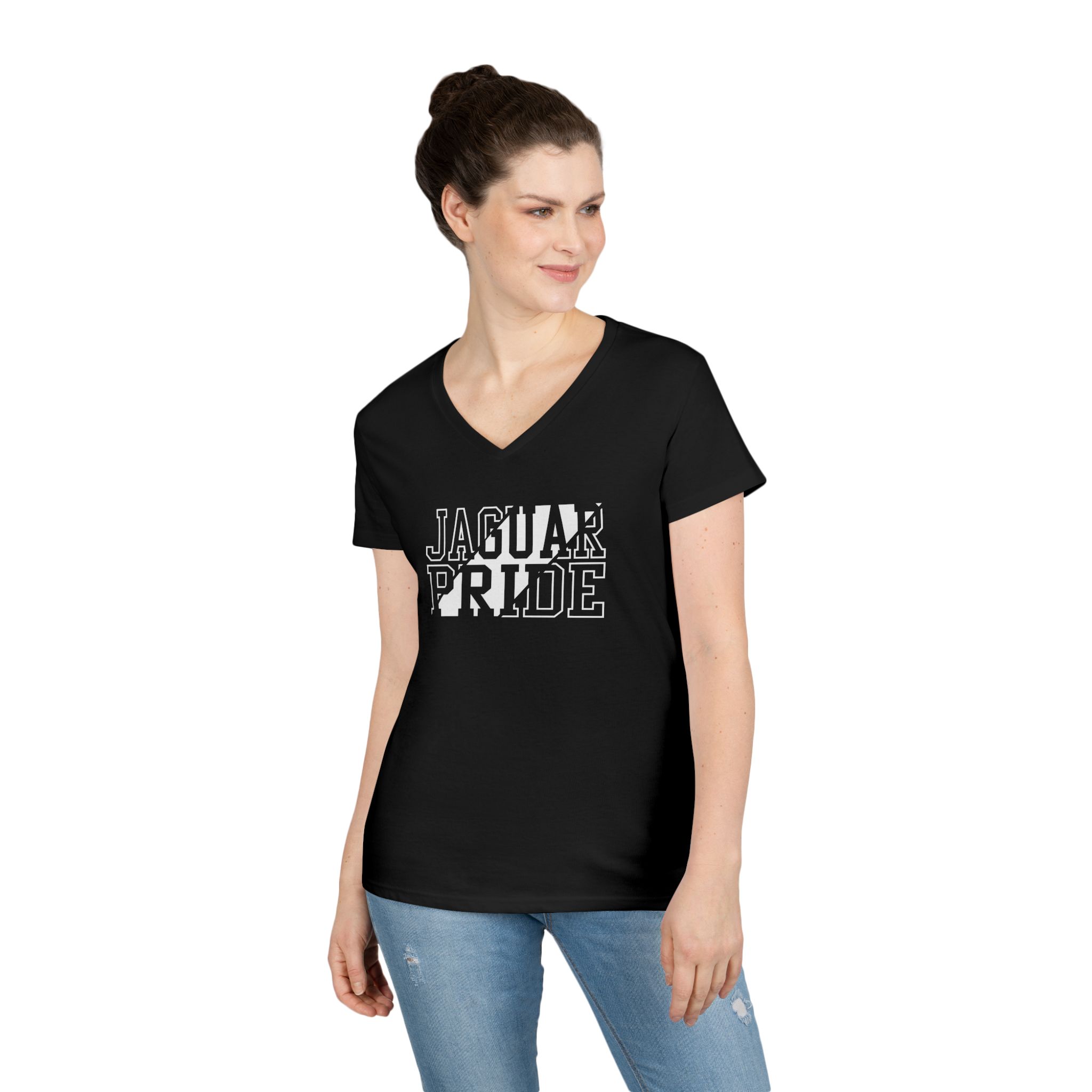 Jaguar Pride Ladies' V-Neck T-Shirt