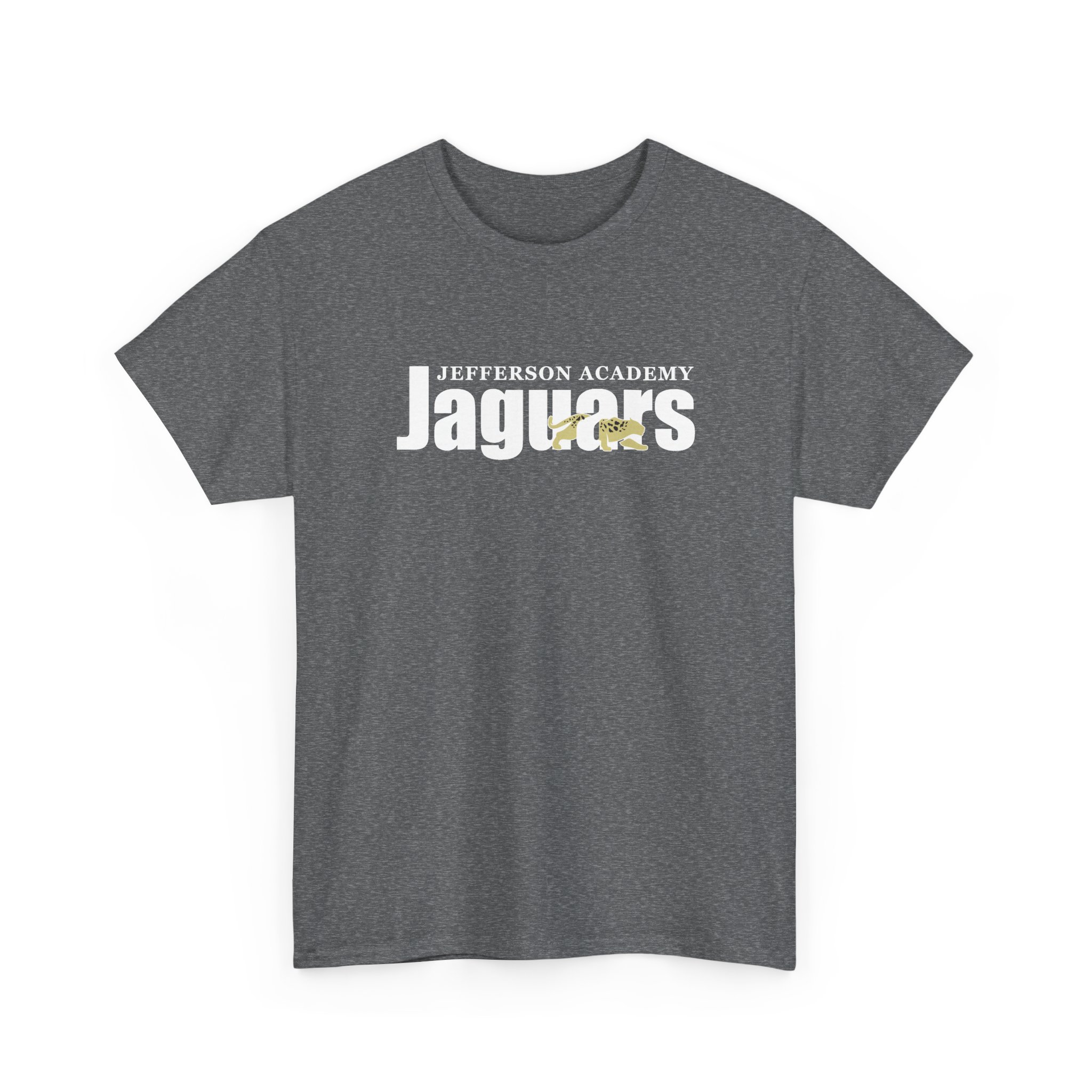 JA Jaguars Shirt w/ Back Name - Heavy Cotton Unisex Tee - Image 32