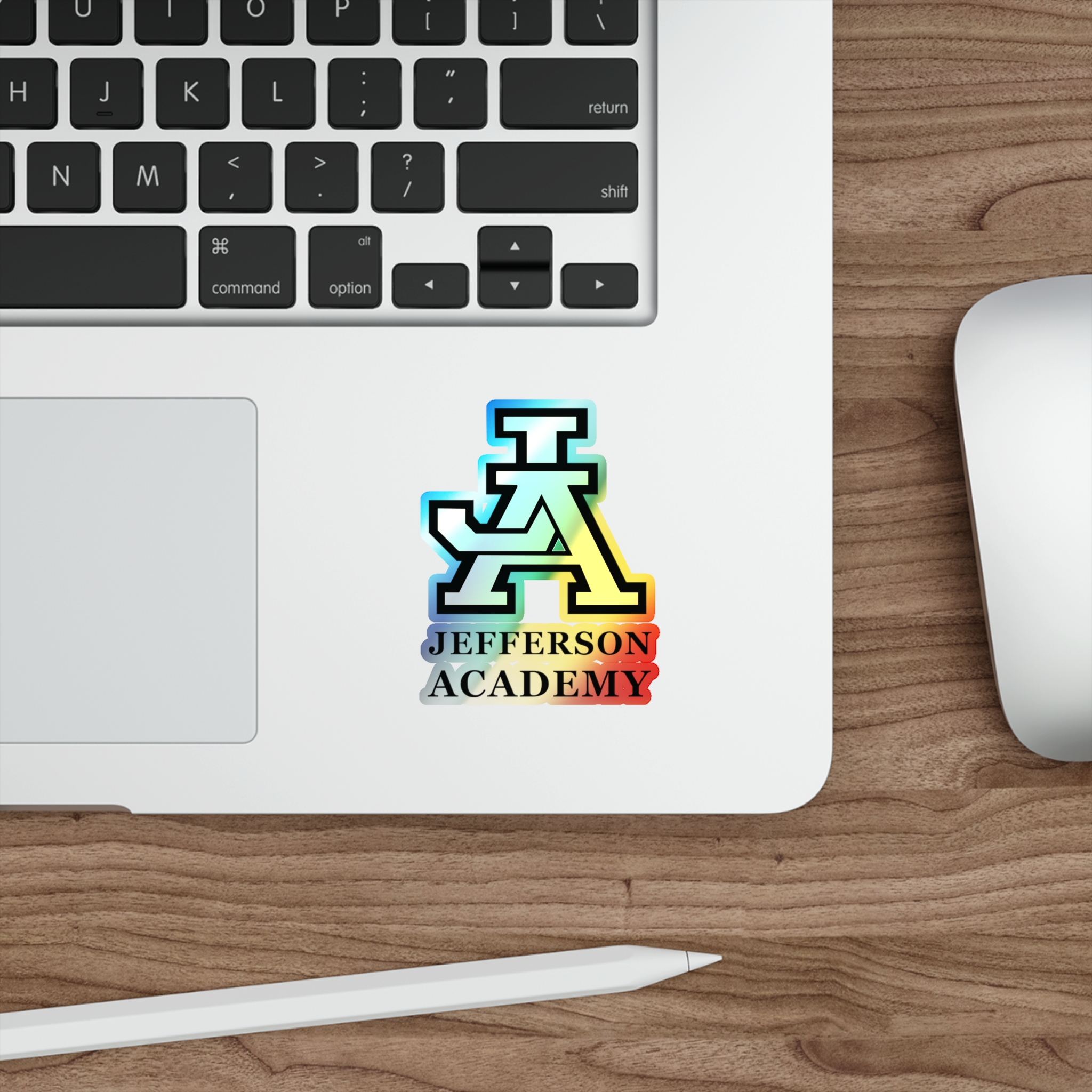 JA Holographic Die-Cut Sticker - Image 6