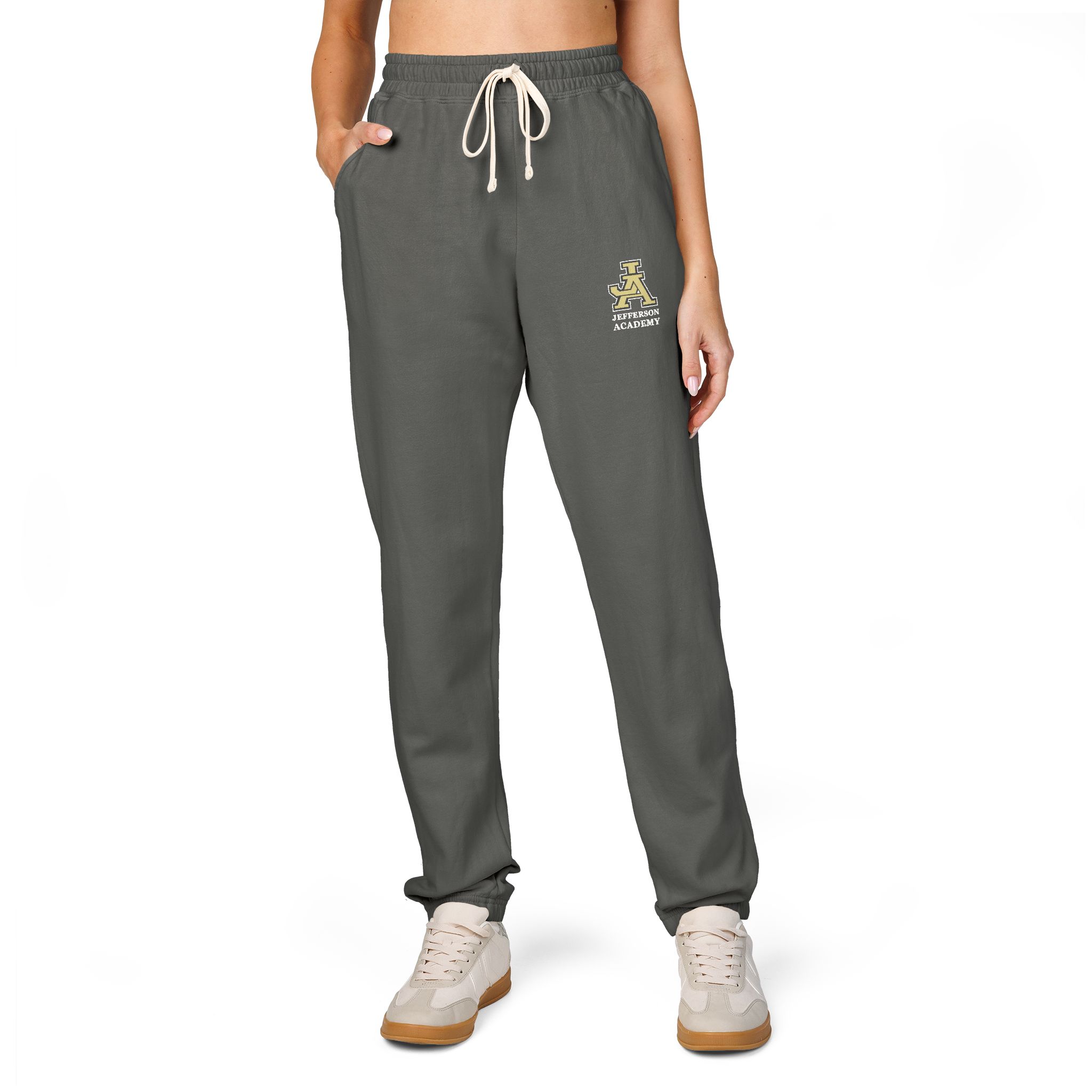 JA Cozy Garment-Dyed Fleece Sweatpants - Image 2