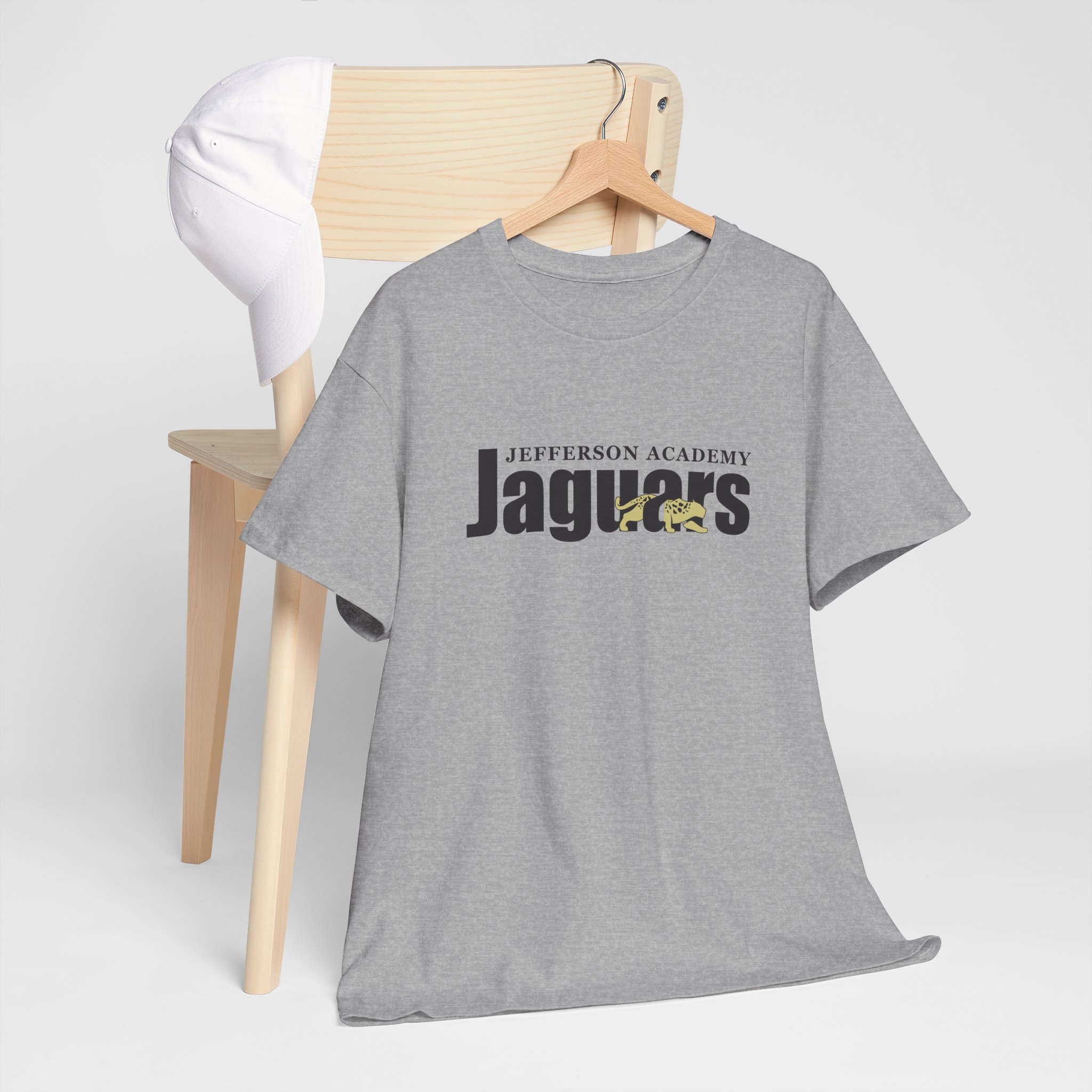 JA Jaguars Shirt w/ Back Name - Heavy Cotton Unisex Tee - Image 17