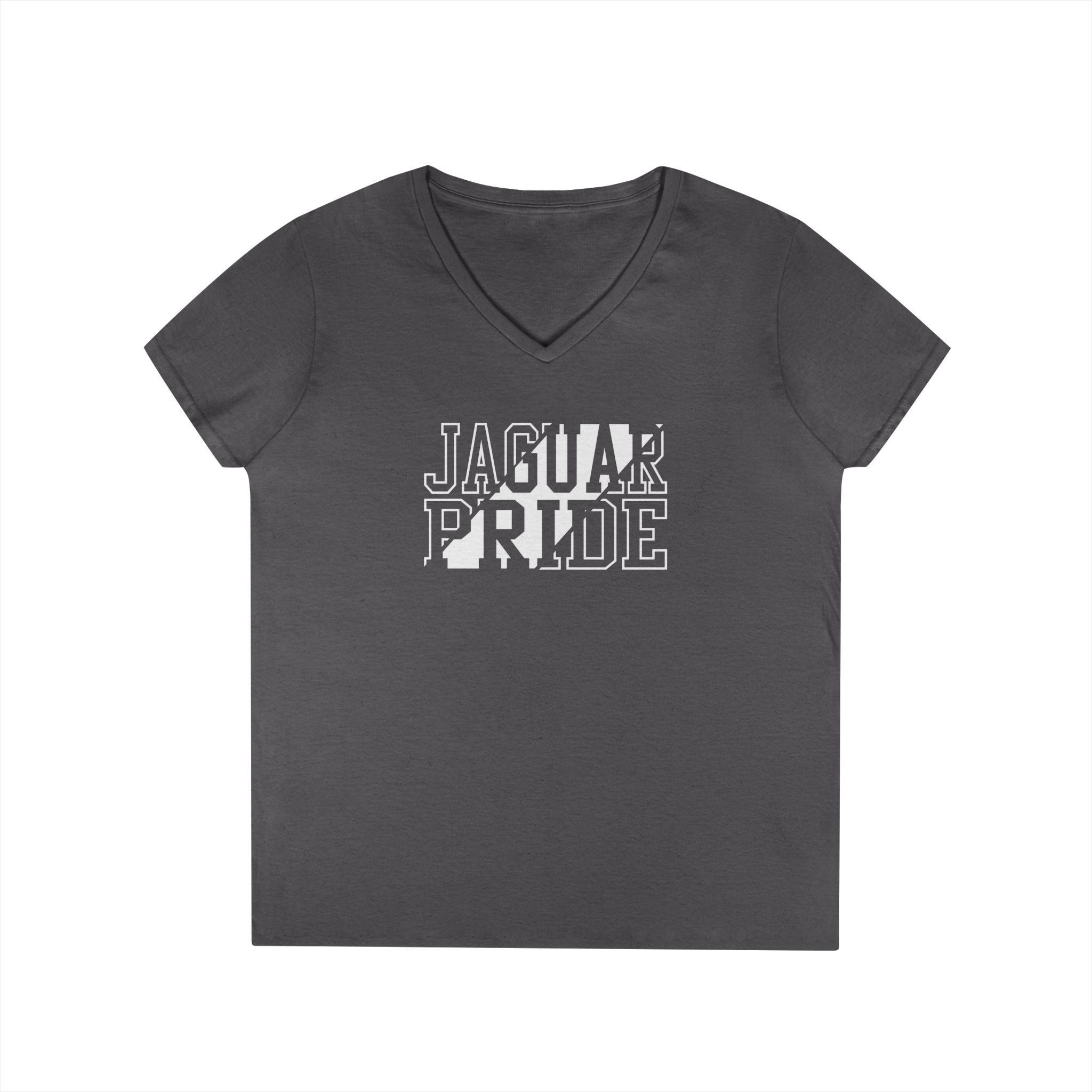 Jaguar Pride Ladies' V-Neck T-Shirt - Image 9
