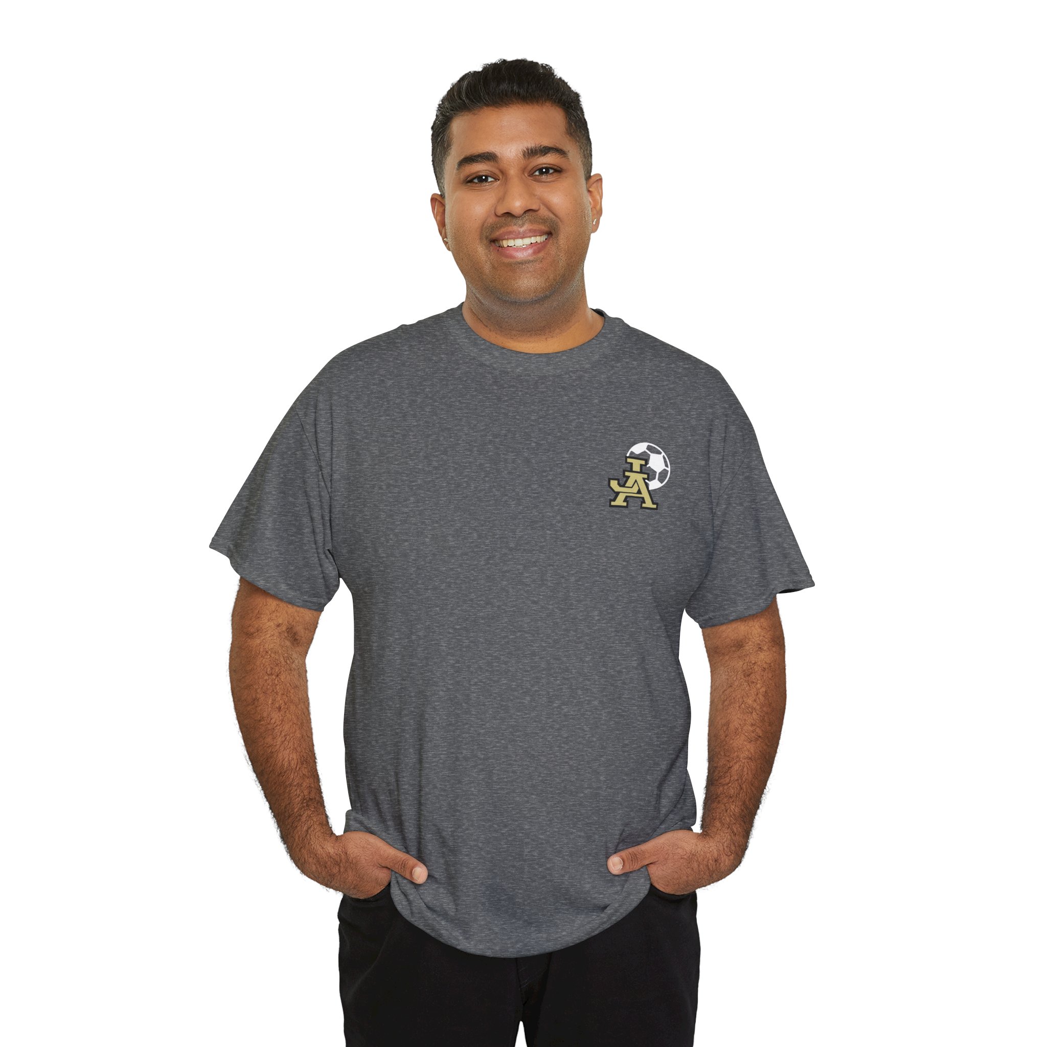 JA Soccer Shirt Heavy Cotton Unisex Tee - Image 66