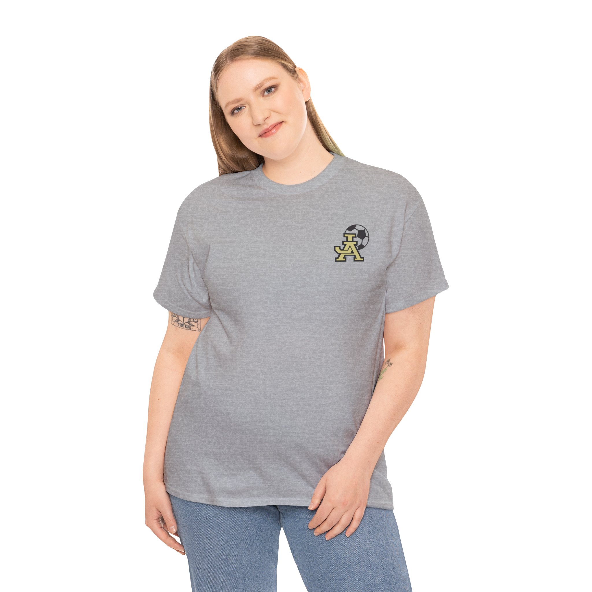 JA Soccer Shirt Heavy Cotton Unisex Tee - Image 15