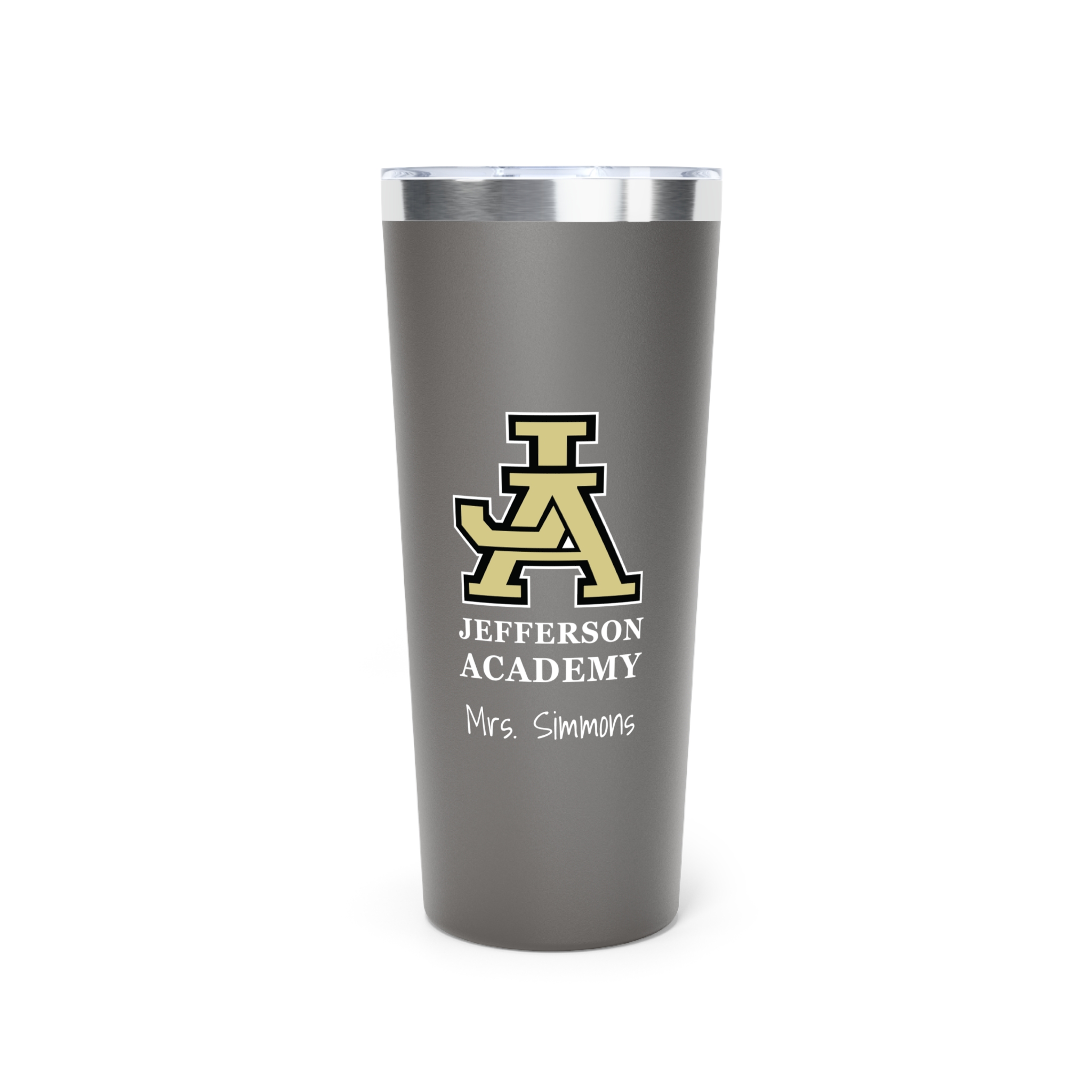 JA Personalized Copper Vacuum Insulated Tumbler - 22oz - Image 5