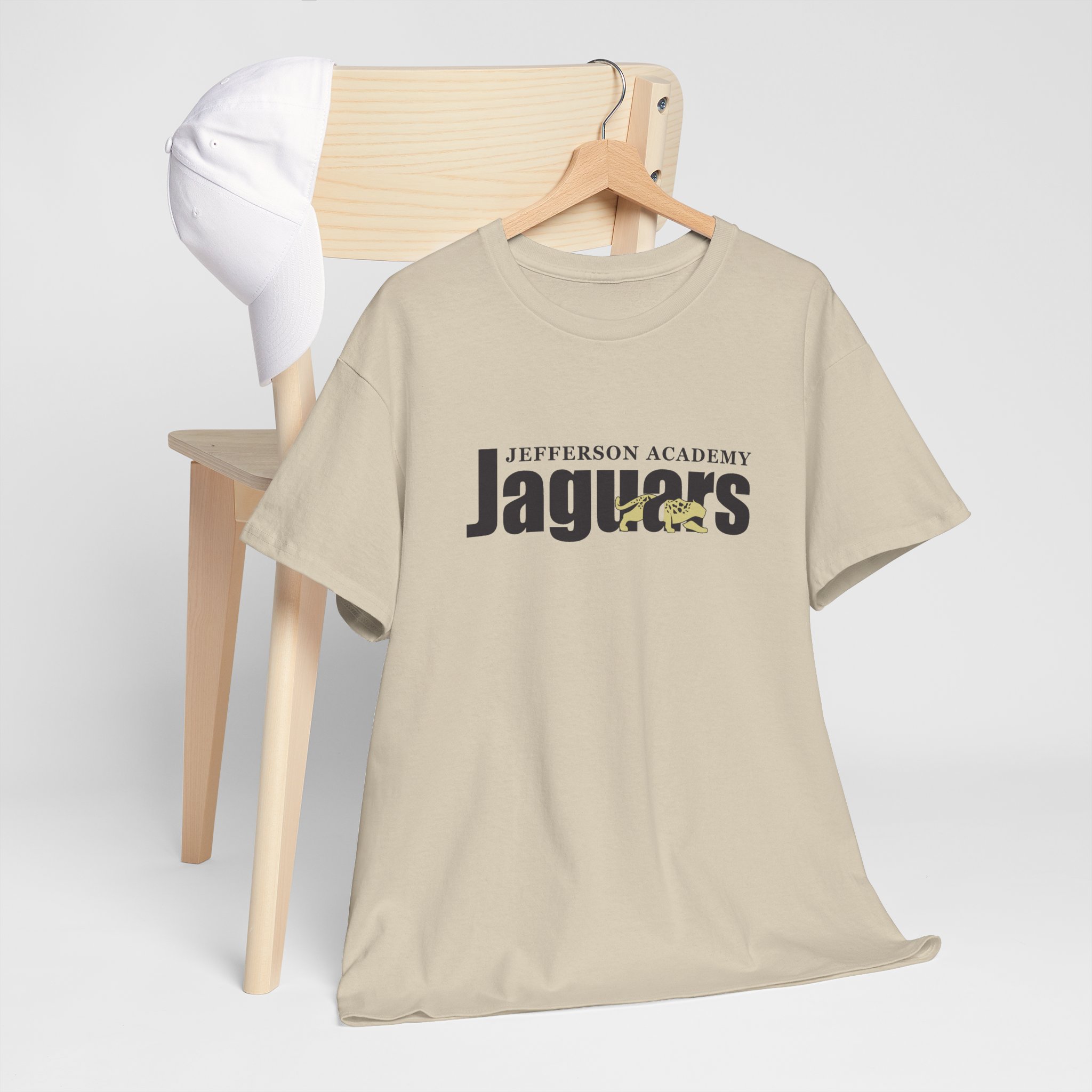 JA Jaguars Shirt w/ Back Name - Heavy Cotton Unisex Tee - Image 12