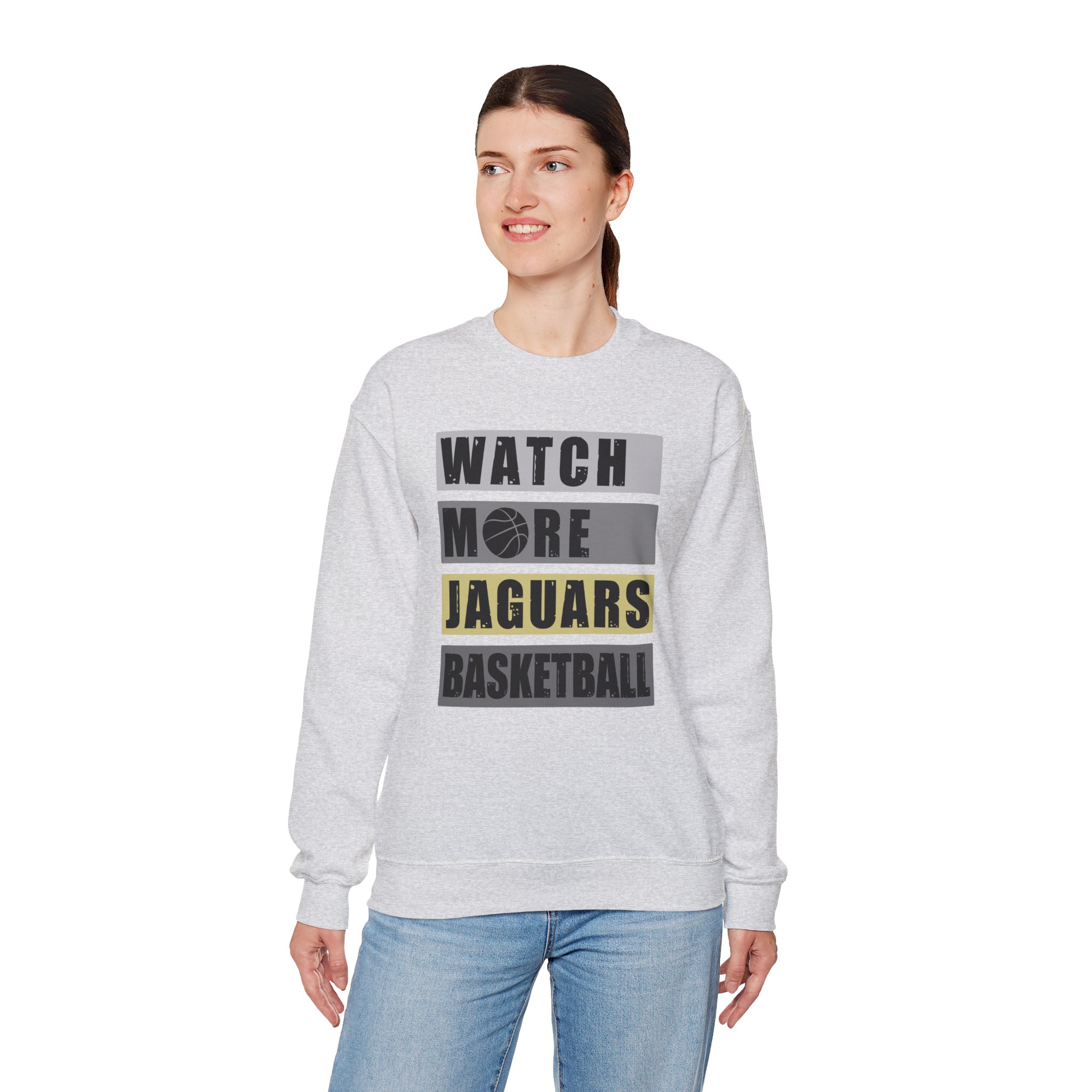 Watch More Jaguars Basketball Crewneck Sweatshirt - Image 47
