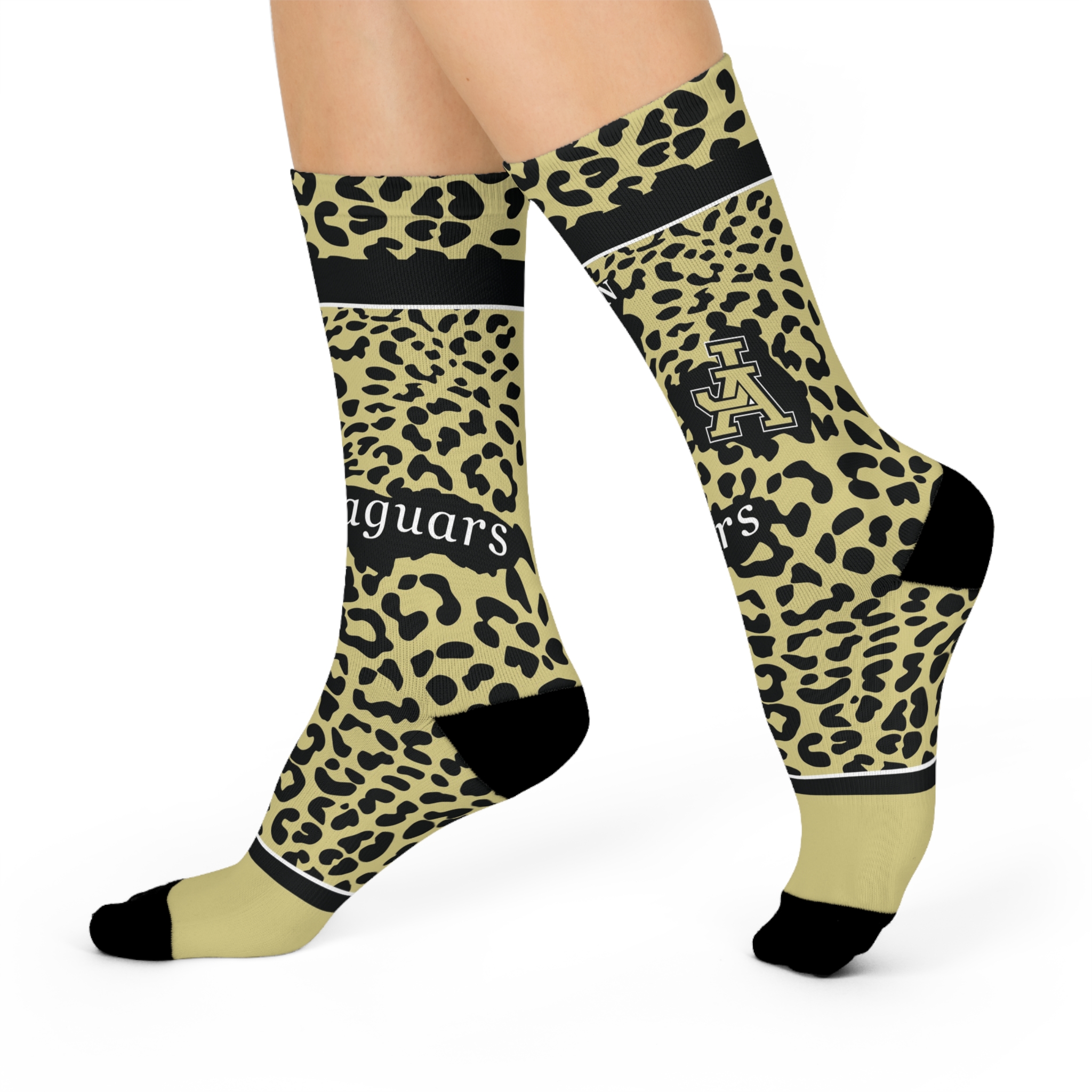 JA Jaguars Cushioned Crew Socks