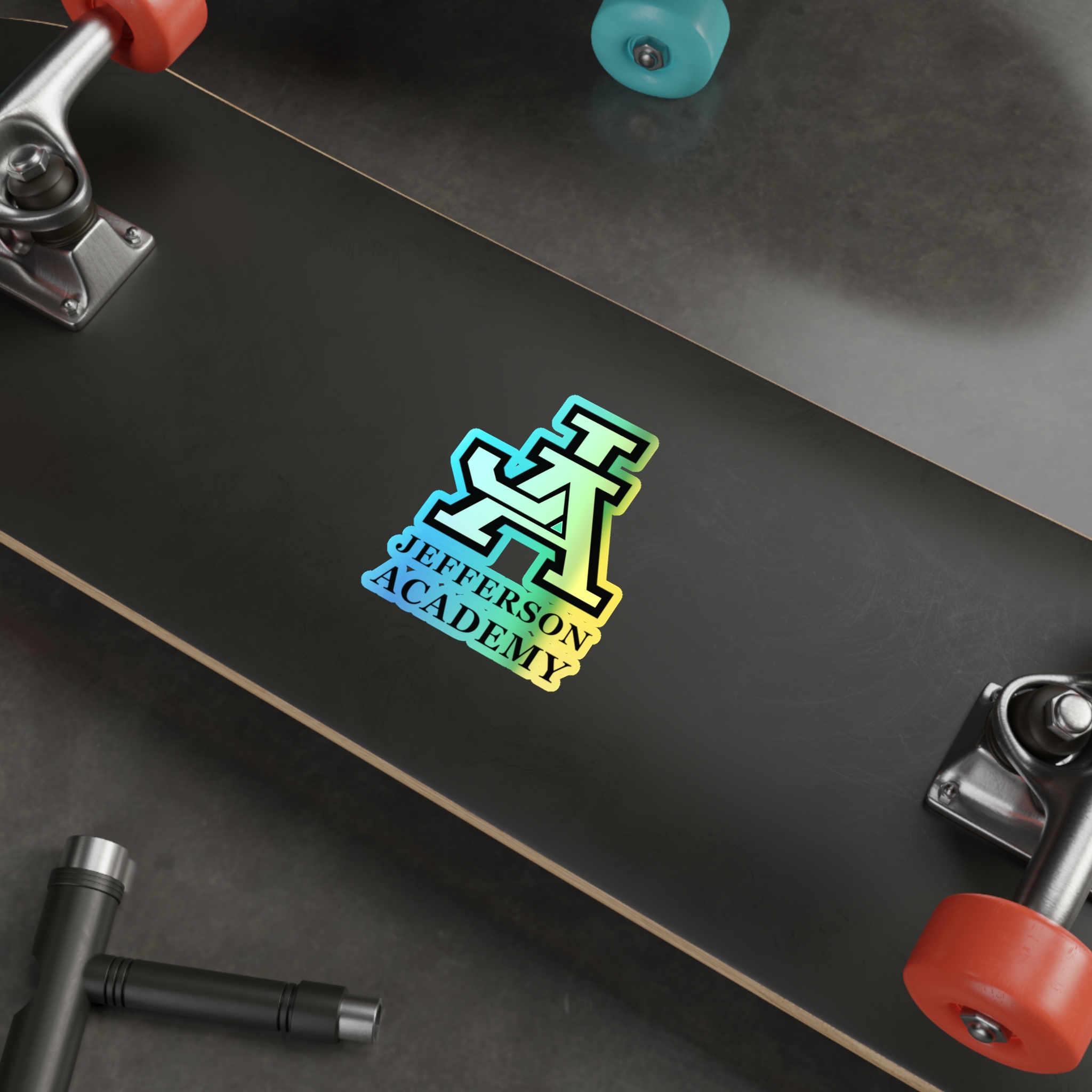 JA Holographic Die-Cut Sticker - Image 8