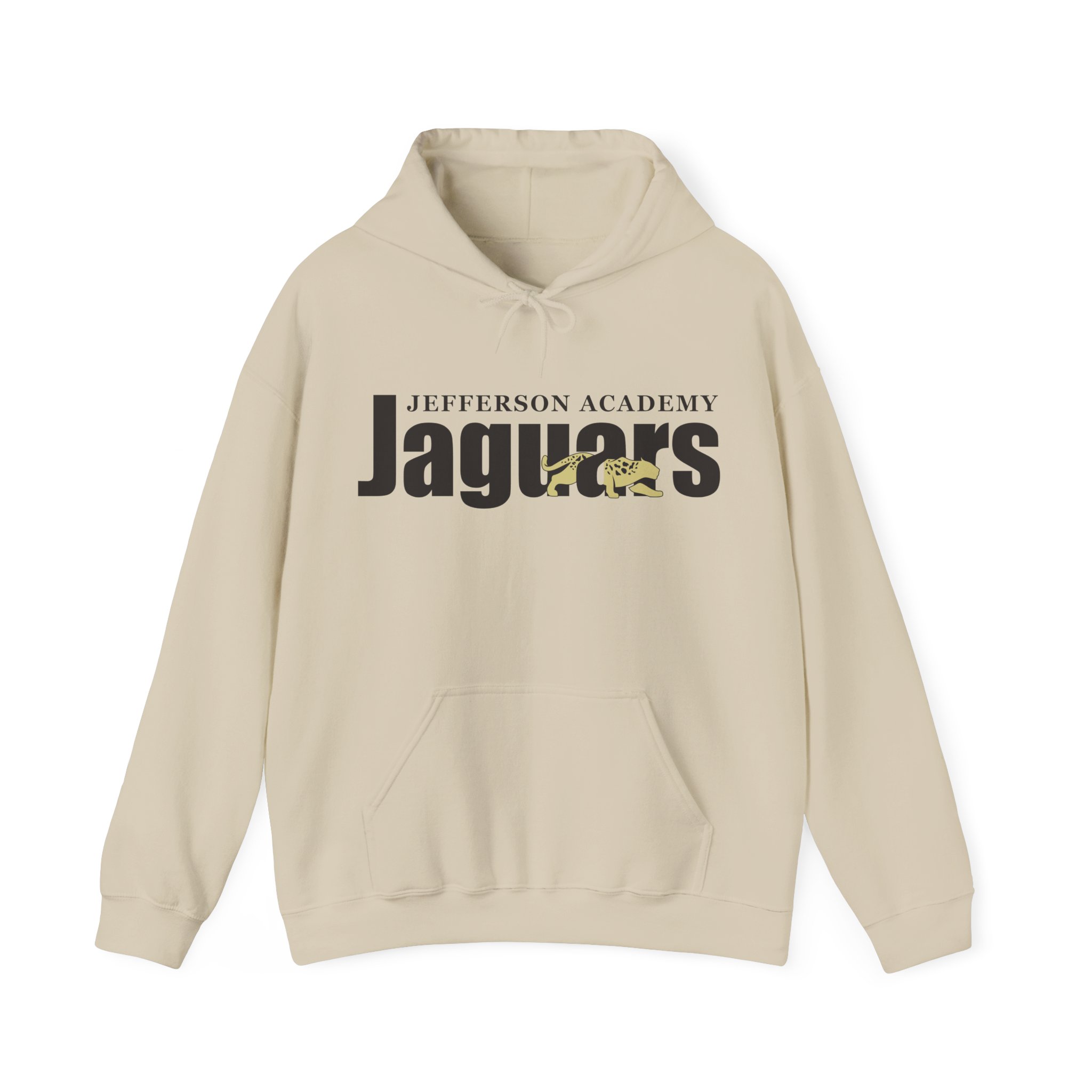 JA Jaguars with Back Name Unisex Heavy Blend™ Hooded Sweatshirt - Image 8