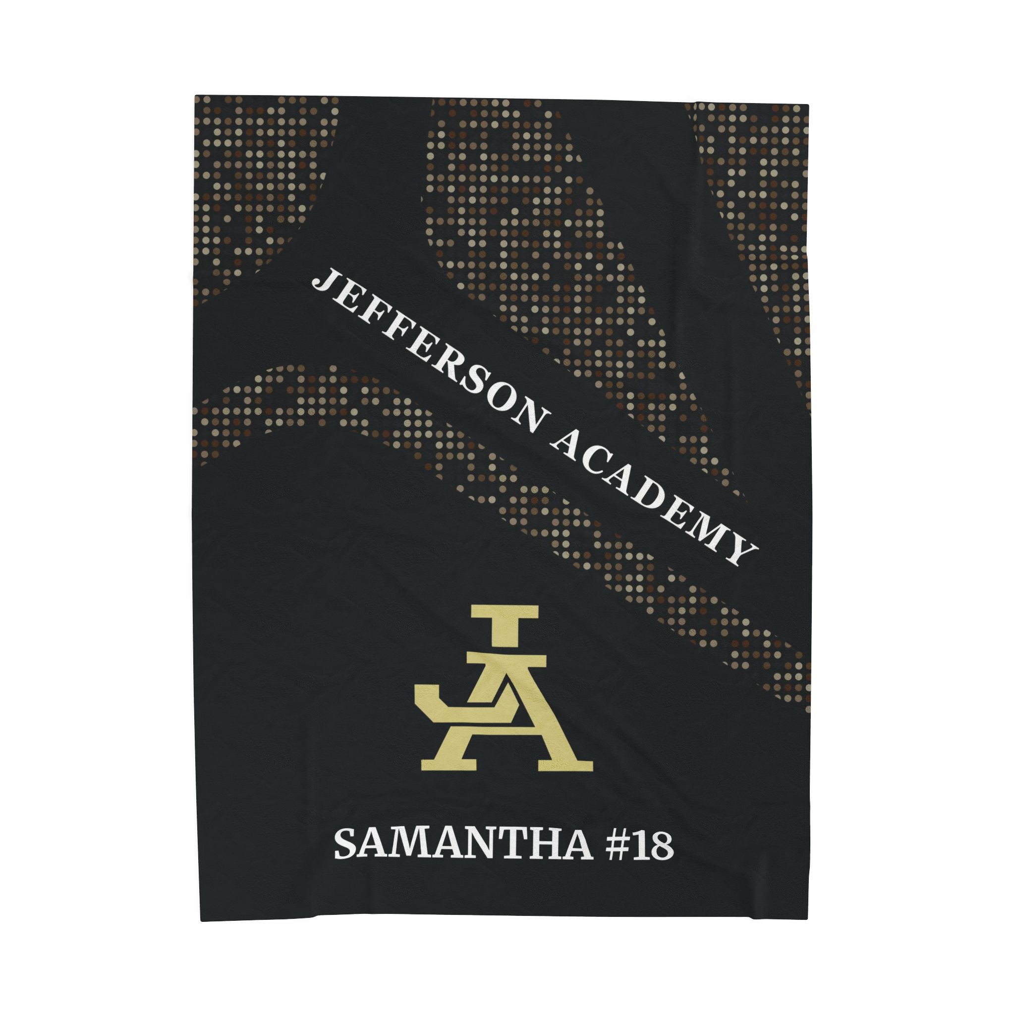 JA Logo Plush Cozy Sports Fan Blanket - Image 5