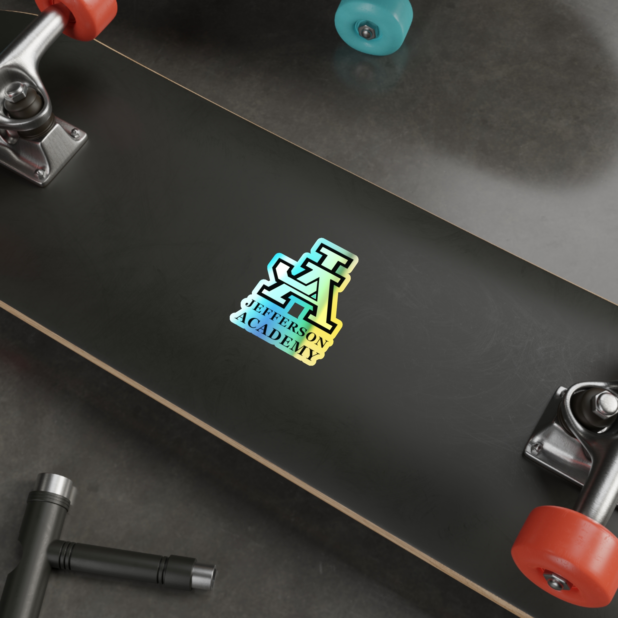 JA Holographic Die-Cut Sticker - Image 5