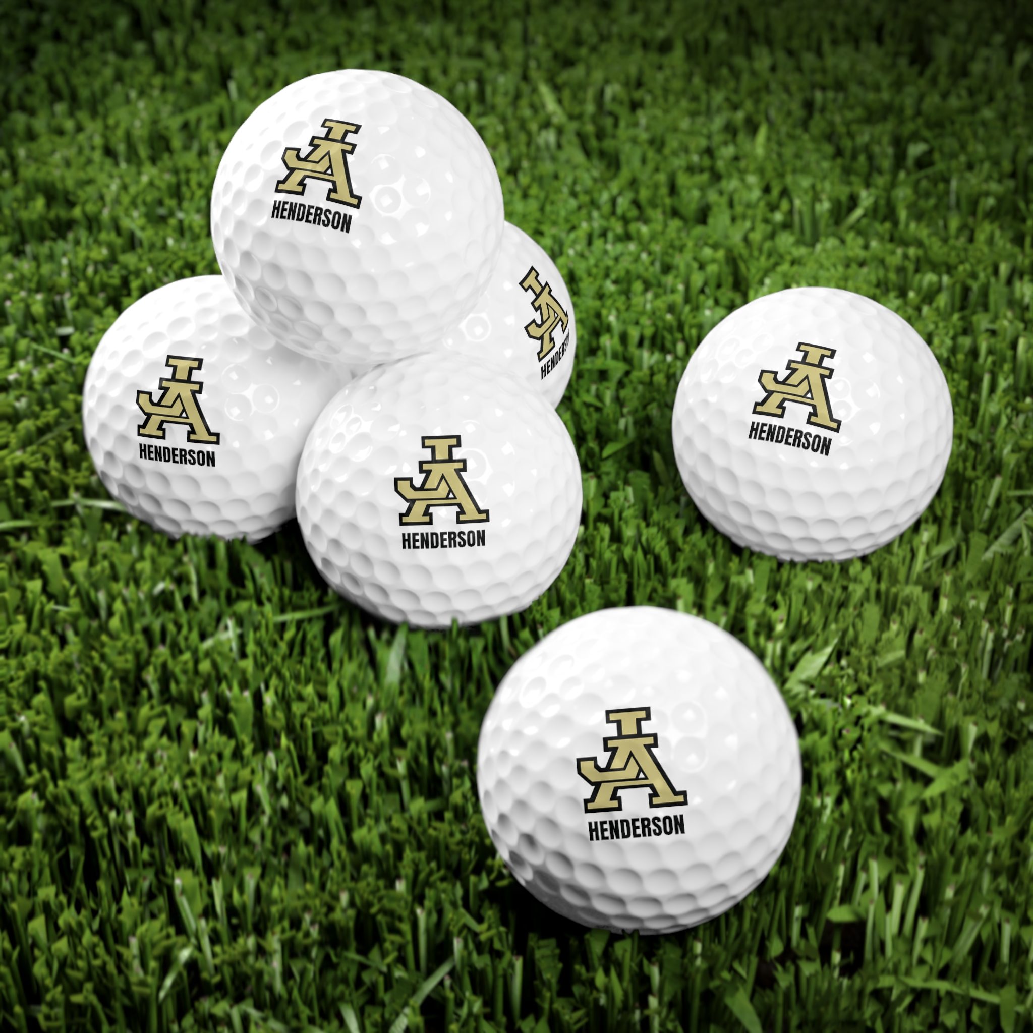 JA Personalized Golf Balls, 6pcs
