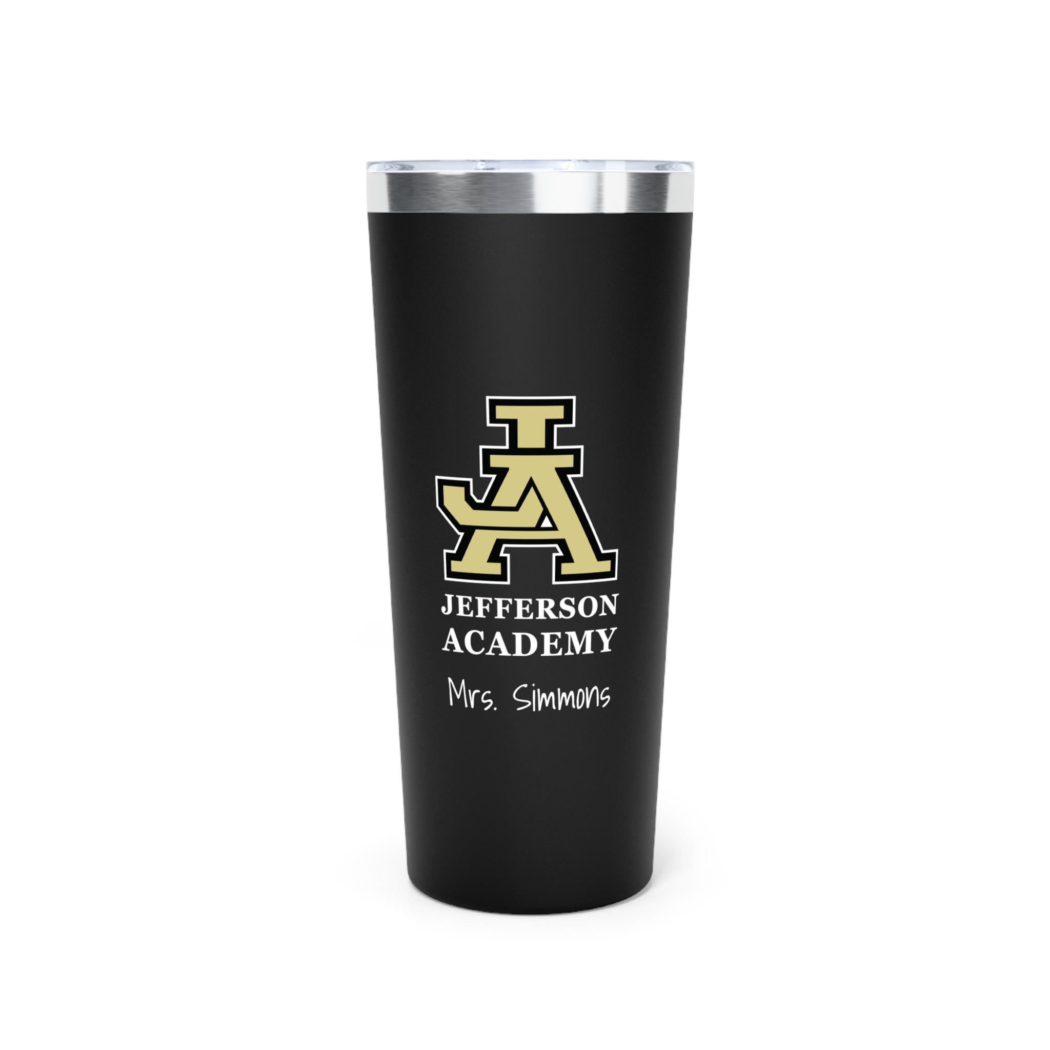 JA Personalized Copper Vacuum Insulated Tumbler - 22oz