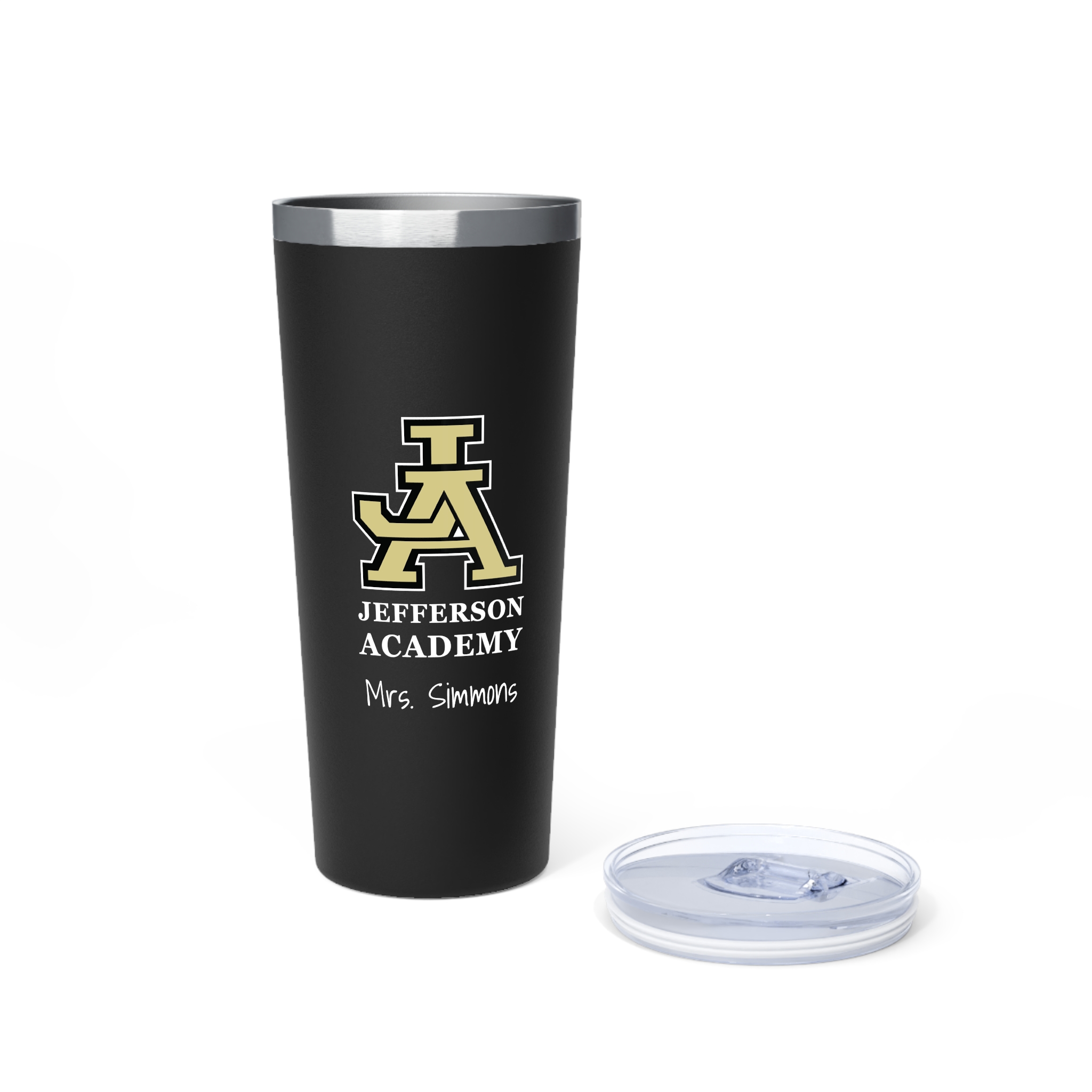 JA Personalized Copper Vacuum Insulated Tumbler - 22oz - Image 2