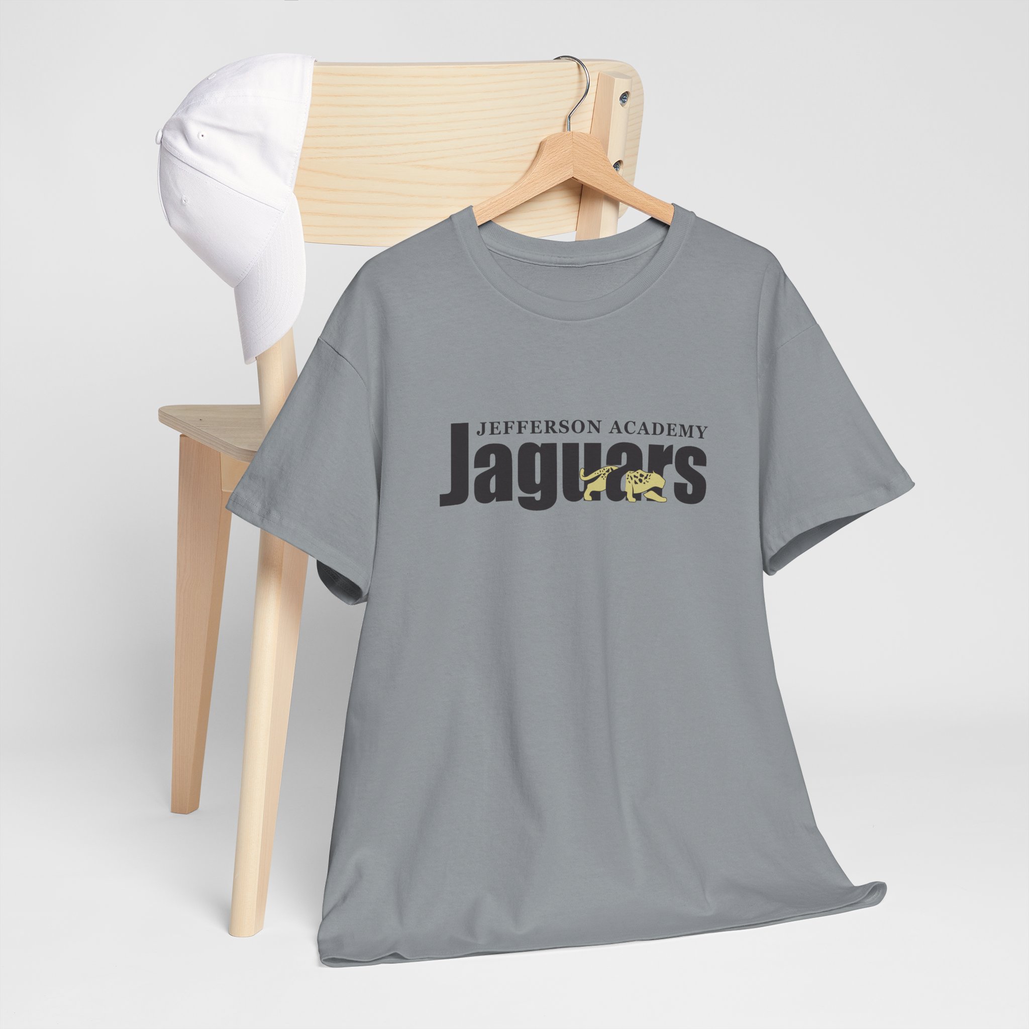 JA Jaguars Shirt w/ Back Name - Heavy Cotton Unisex Tee - Image 22