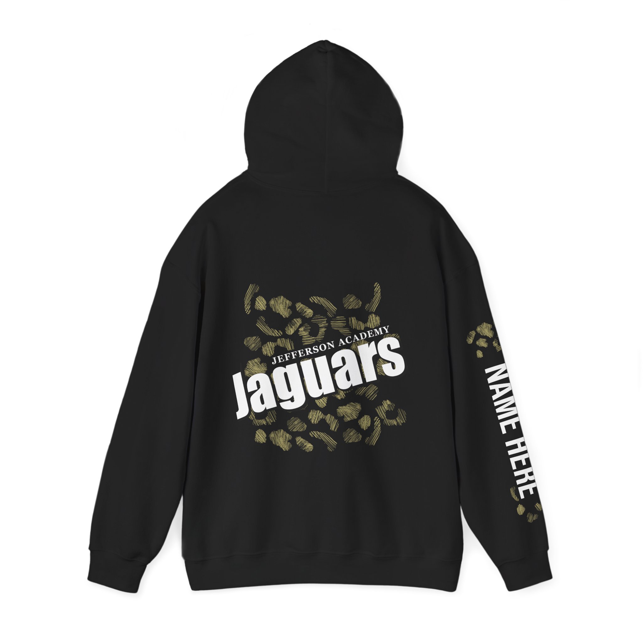 Jaguar Print Unisex Heavy Blend™ Hooded Sweatshirt - Image 3