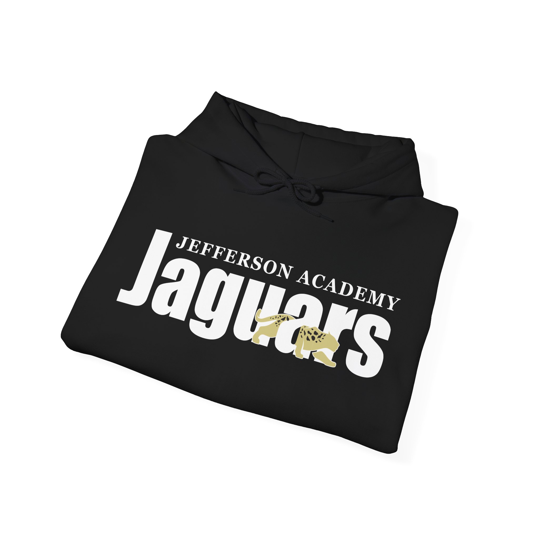 JA Jaguars with Back Name Unisex Heavy Blend™ Hooded Sweatshirt - Image 3