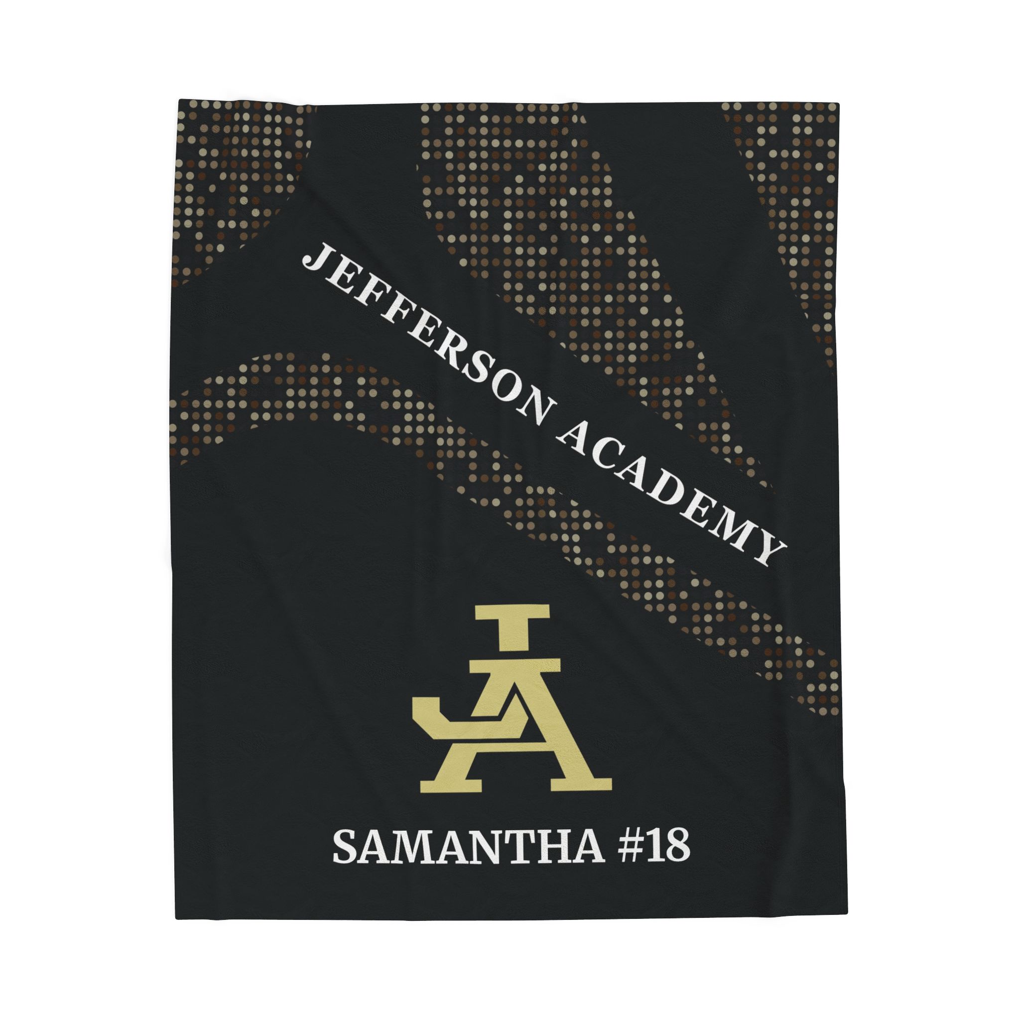 JA Logo Plush Cozy Sports Fan Blanket