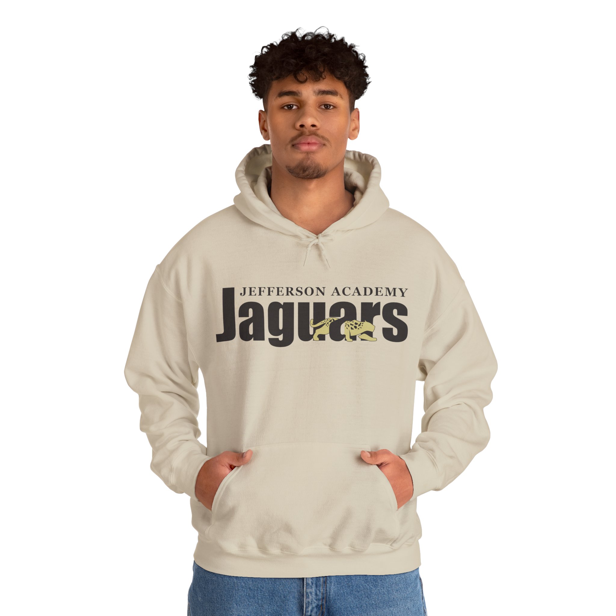 JA Jaguars with Back Name Unisex Heavy Blend™ Hooded Sweatshirt - Image 12