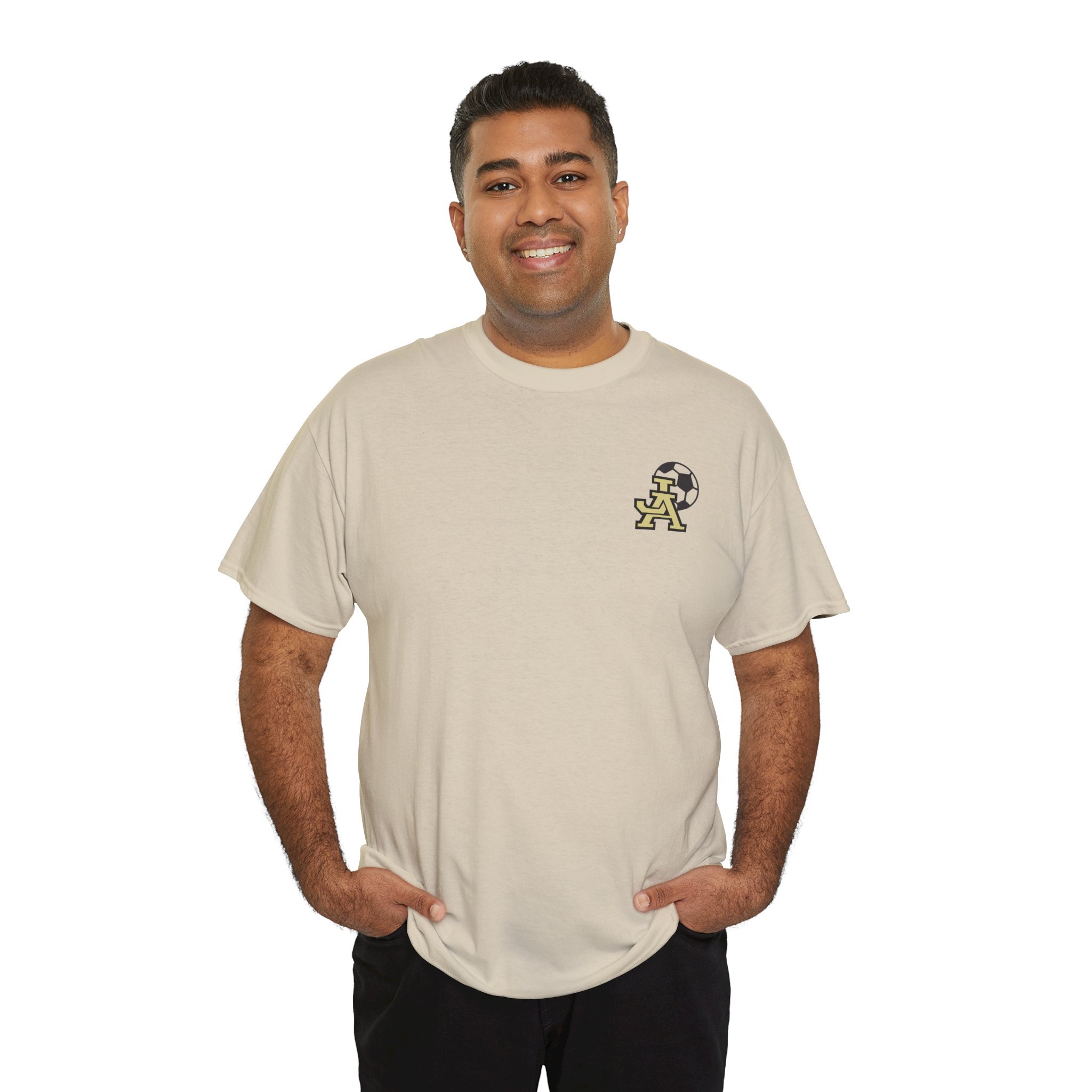 JA Soccer Shirt Heavy Cotton Unisex Tee - Image 43