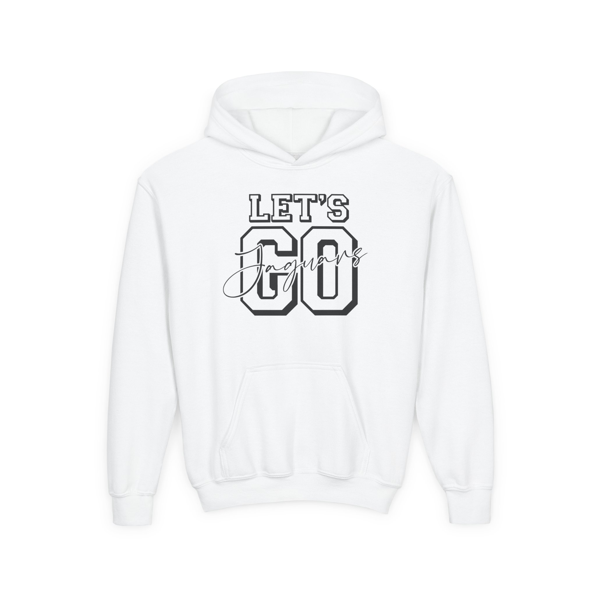 Youth Let's Go Jaguars Heavy Blend Hoodie - Image 6