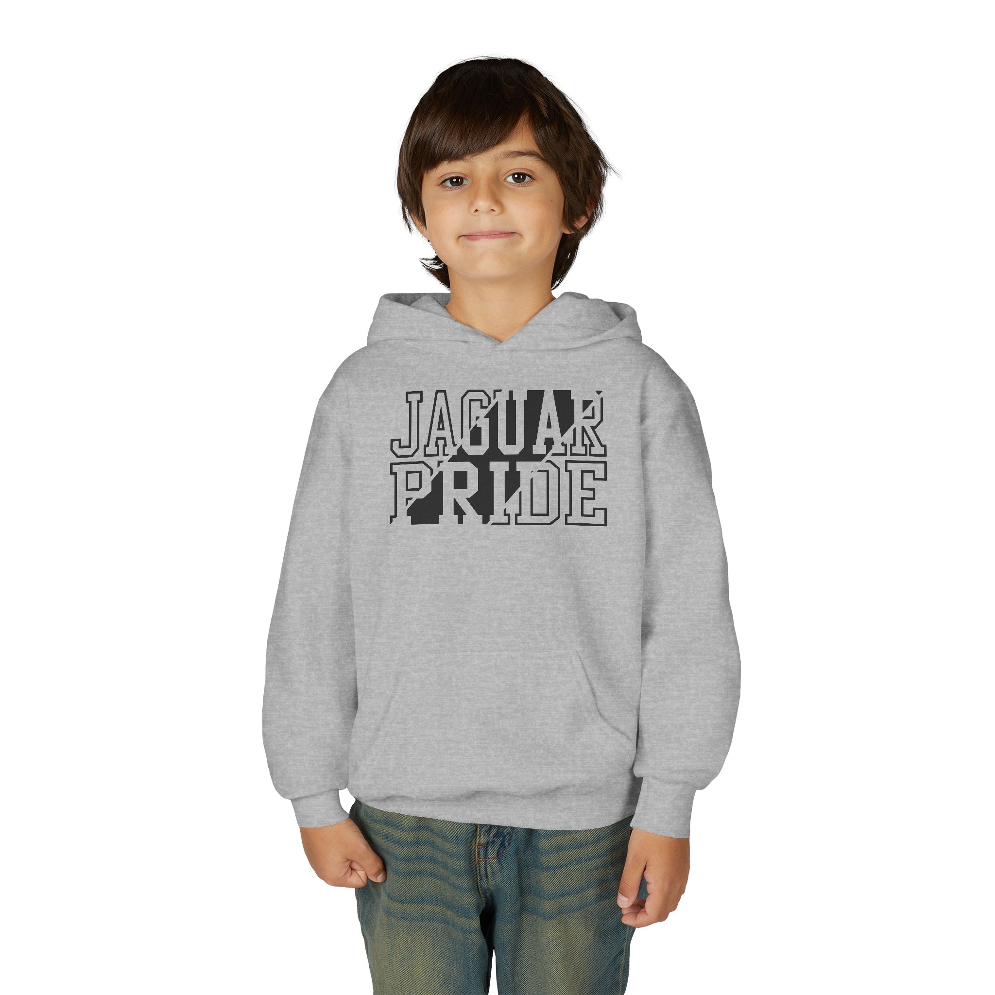 Youth Jaguar Pride Heavy Blend Hoodie - Image 6