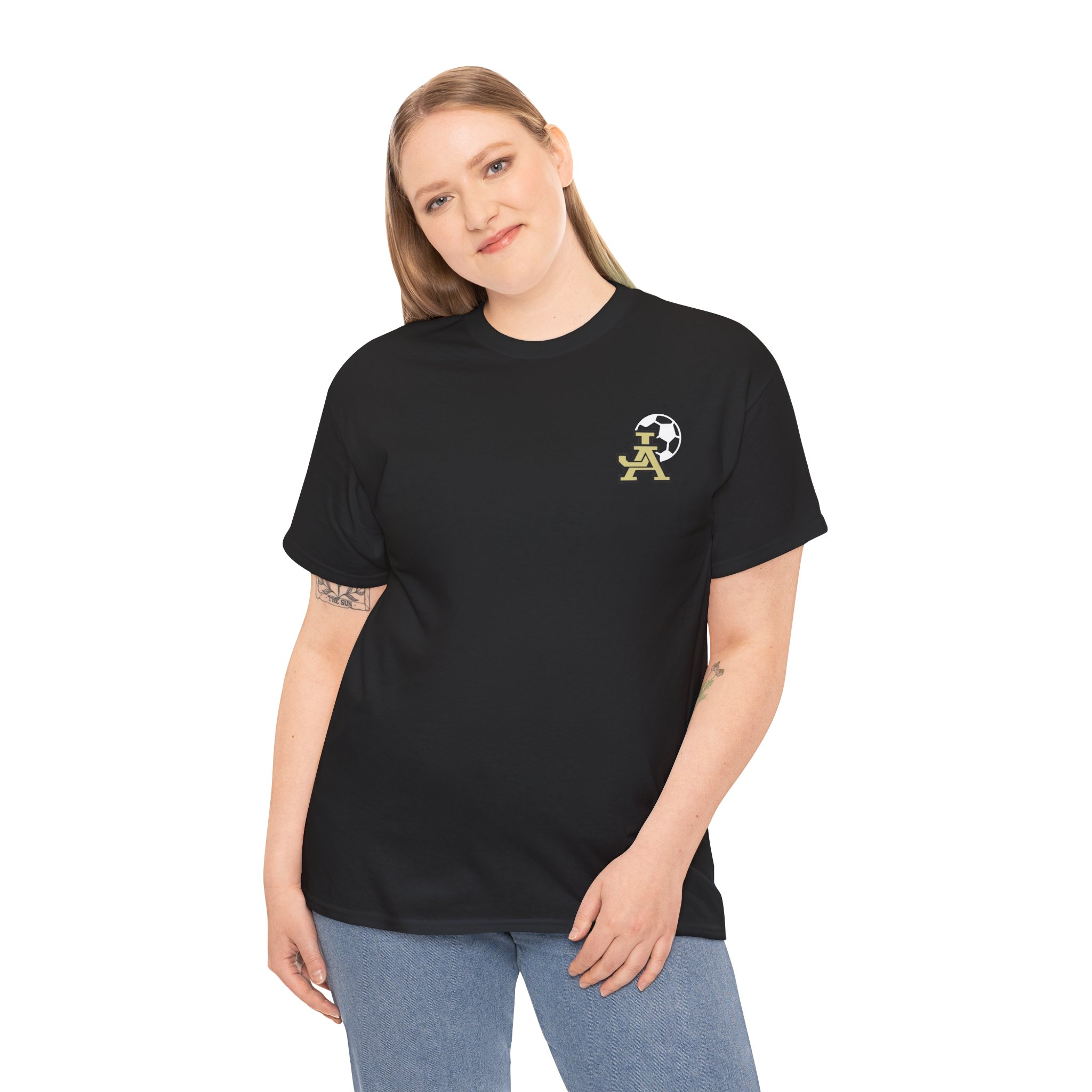JA Soccer Shirt Heavy Cotton Unisex Tee - Image 58
