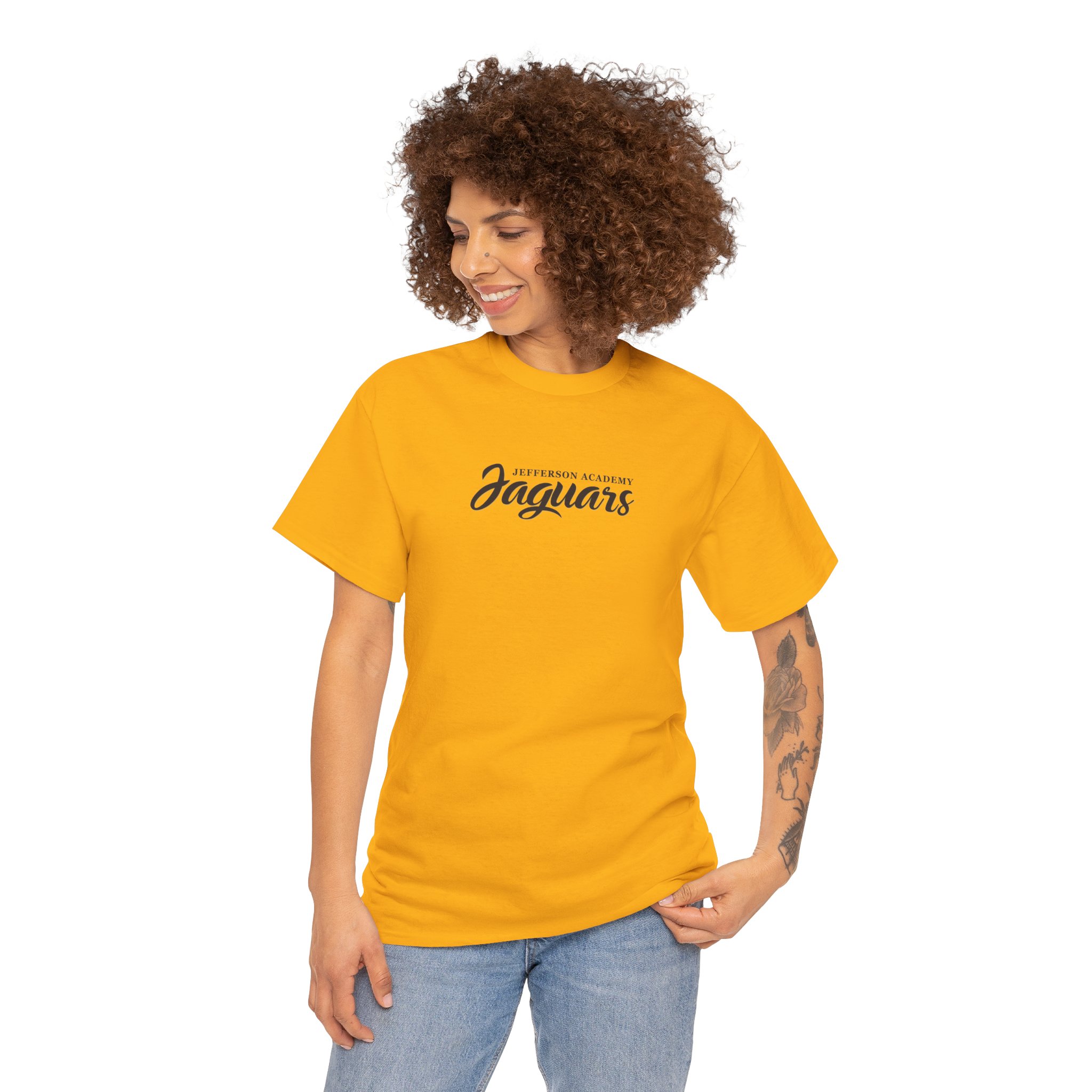 JA Galaxy Volleyball Shirt Heavy Cotton Unisex Tee - Image 11