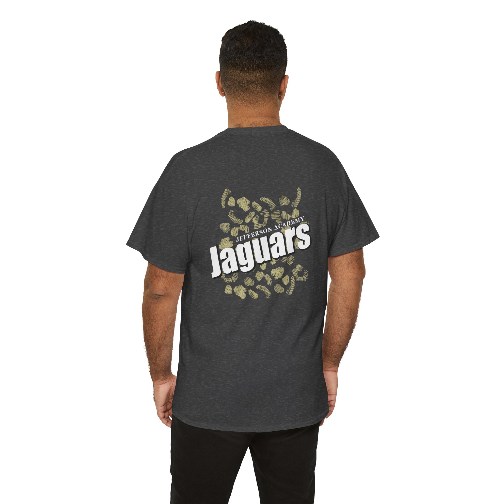 Jaguar Print Shirt Heavy Cotton Unisex Tee - Image 50