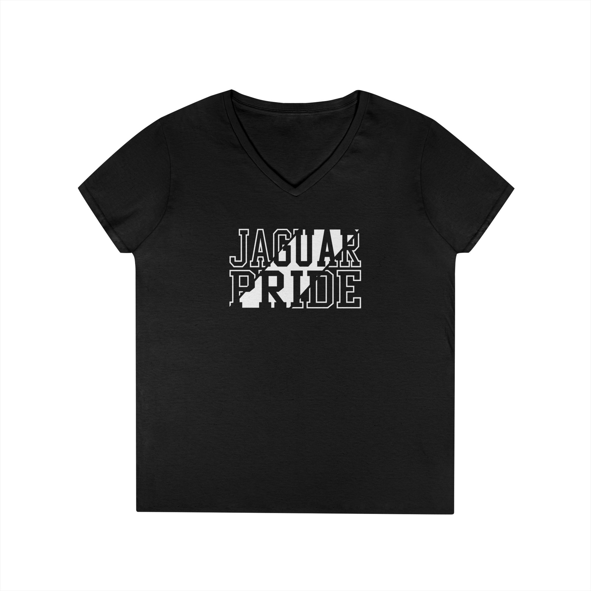 Jaguar Pride Ladies' V-Neck T-Shirt - Image 2