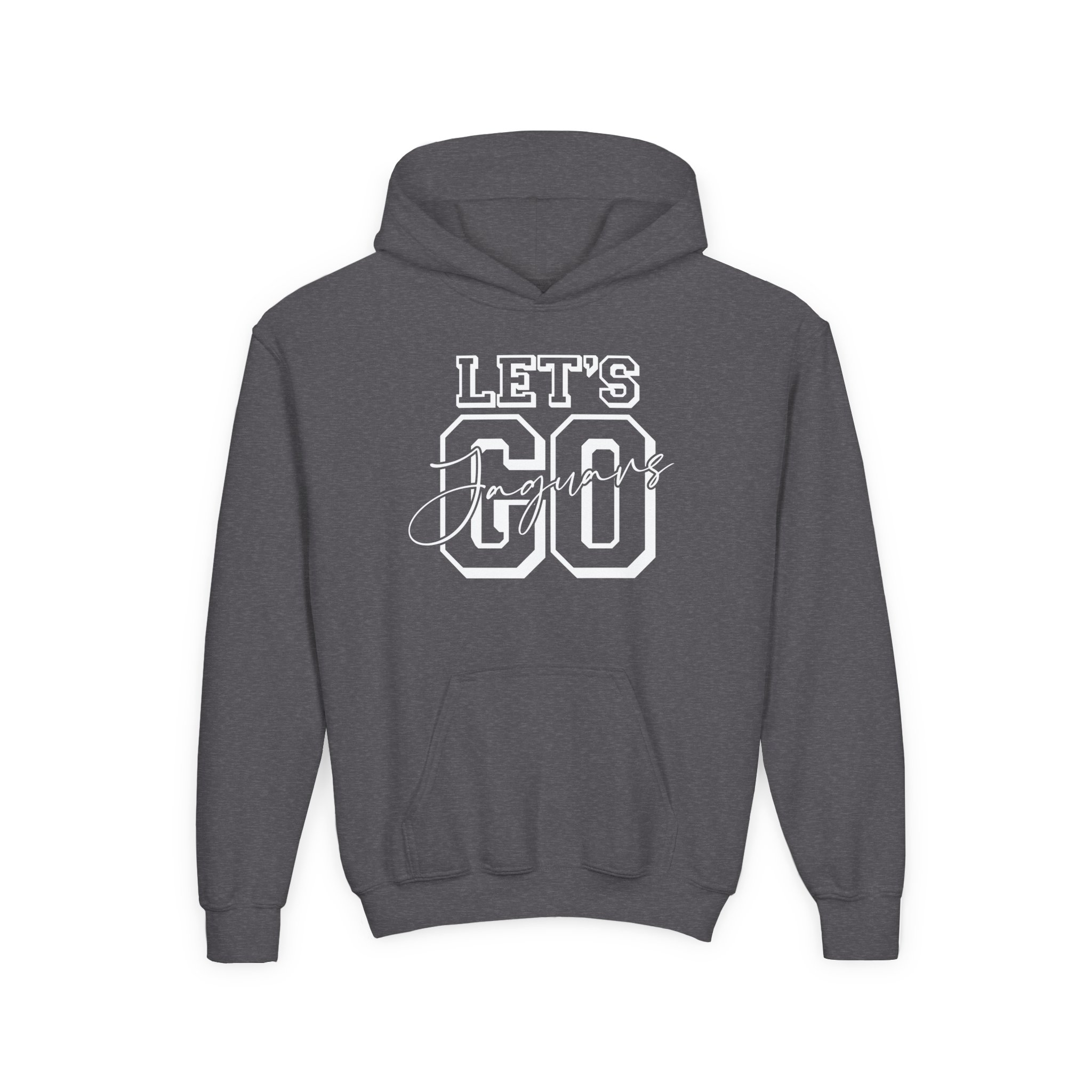 Youth Let's Go Jaguars Heavy Blend Hoodie - Image 21